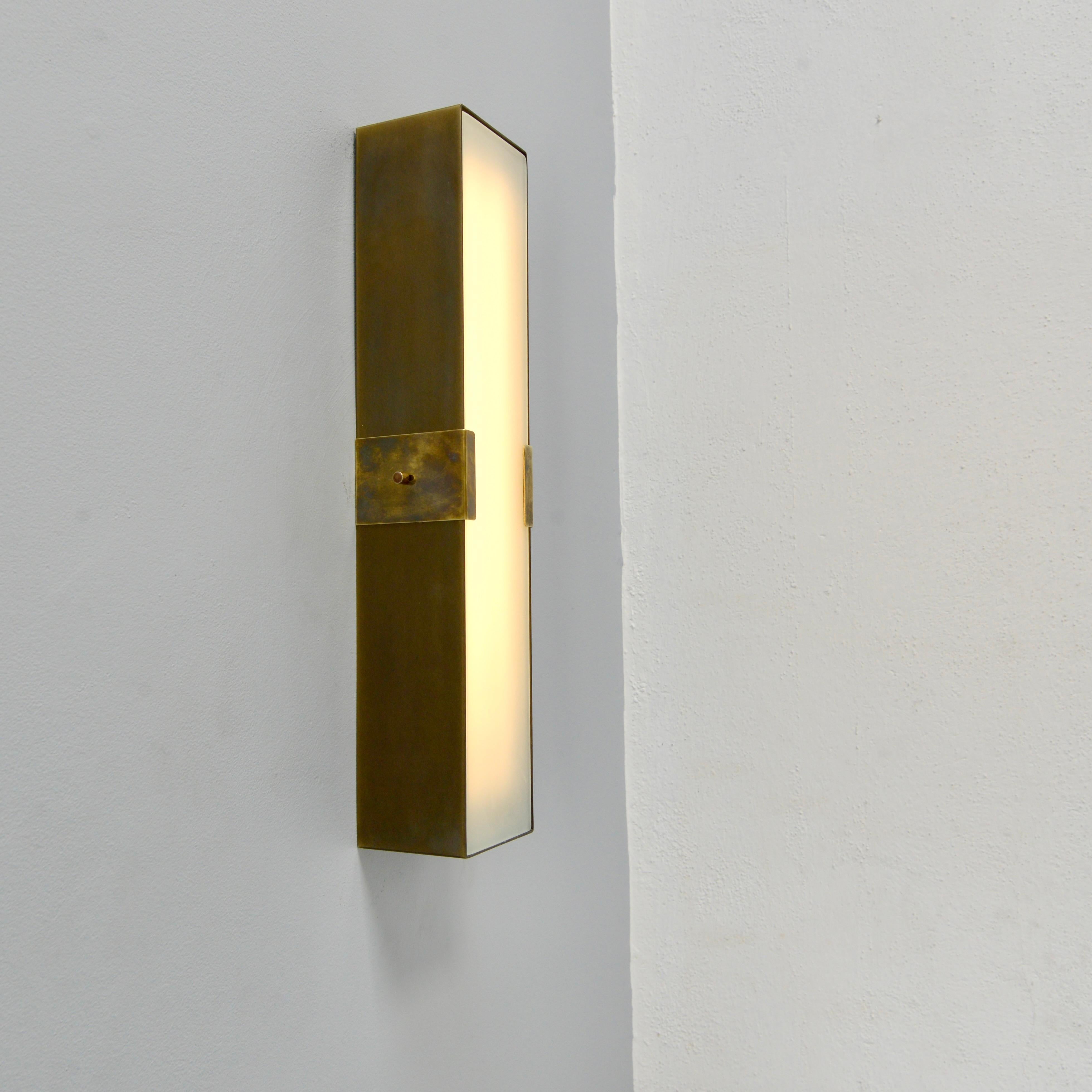 LU Square RT Sconce BR For Sale 2
