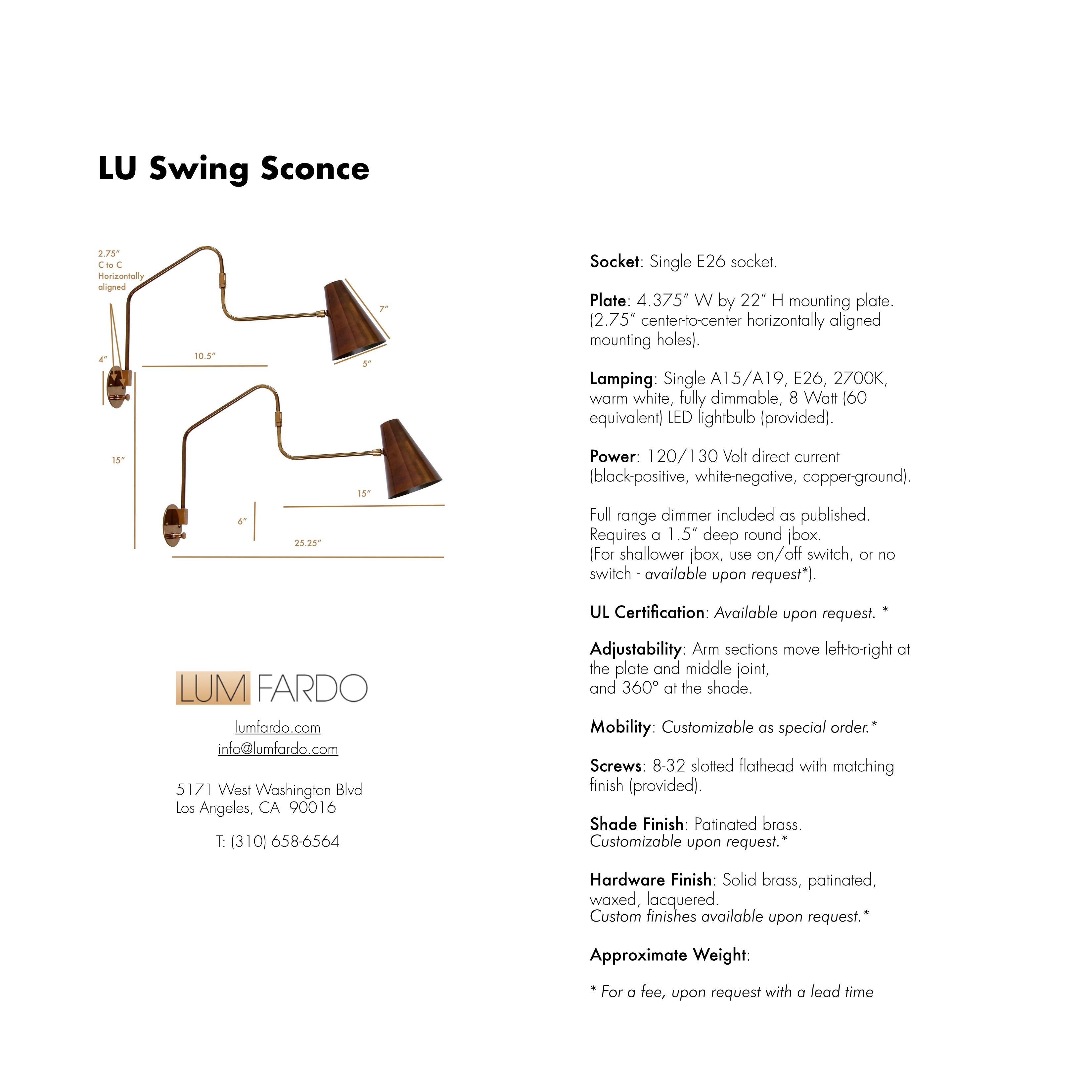 LU Swing Sconce For Sale 4