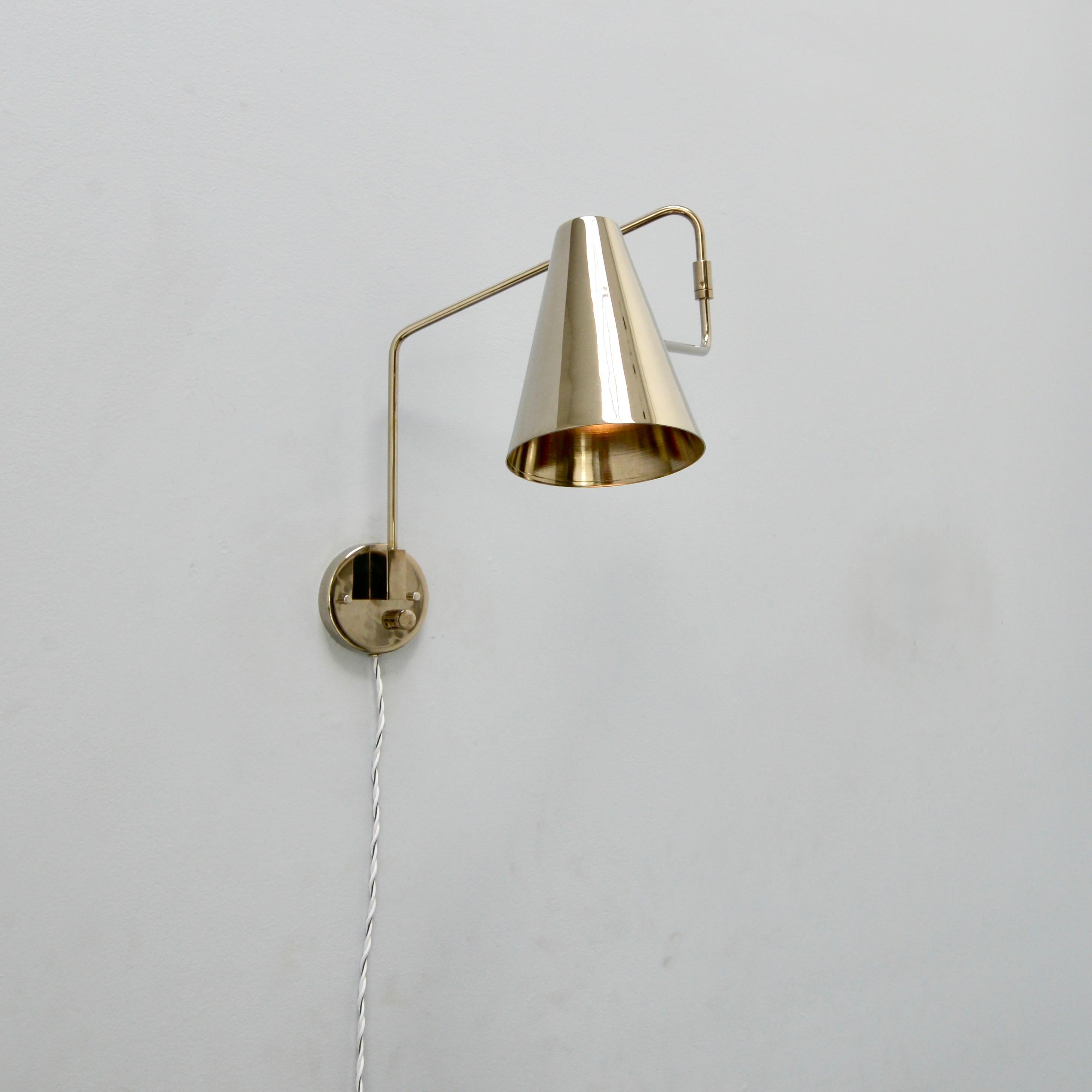 Contemporary LU Swing Sconce Plug-In AS For Sale