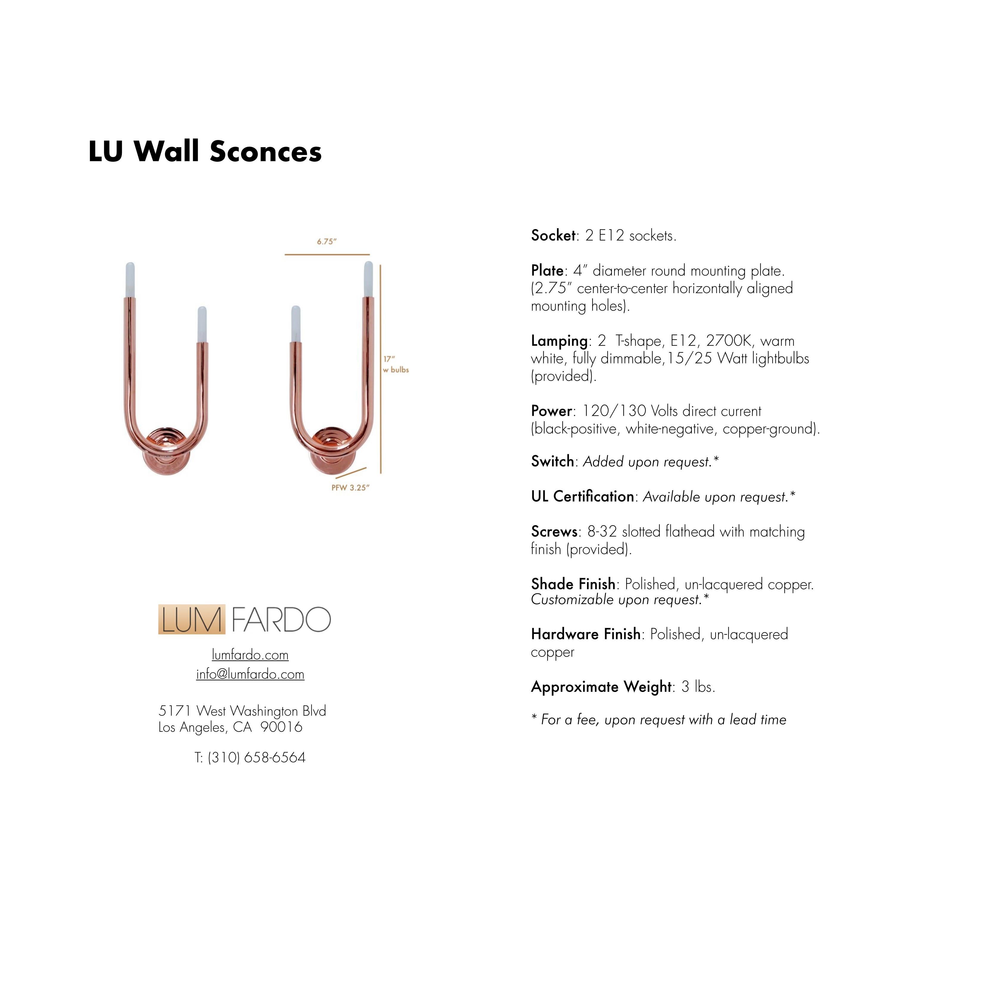 LU Wall Sconces CP For Sale 9