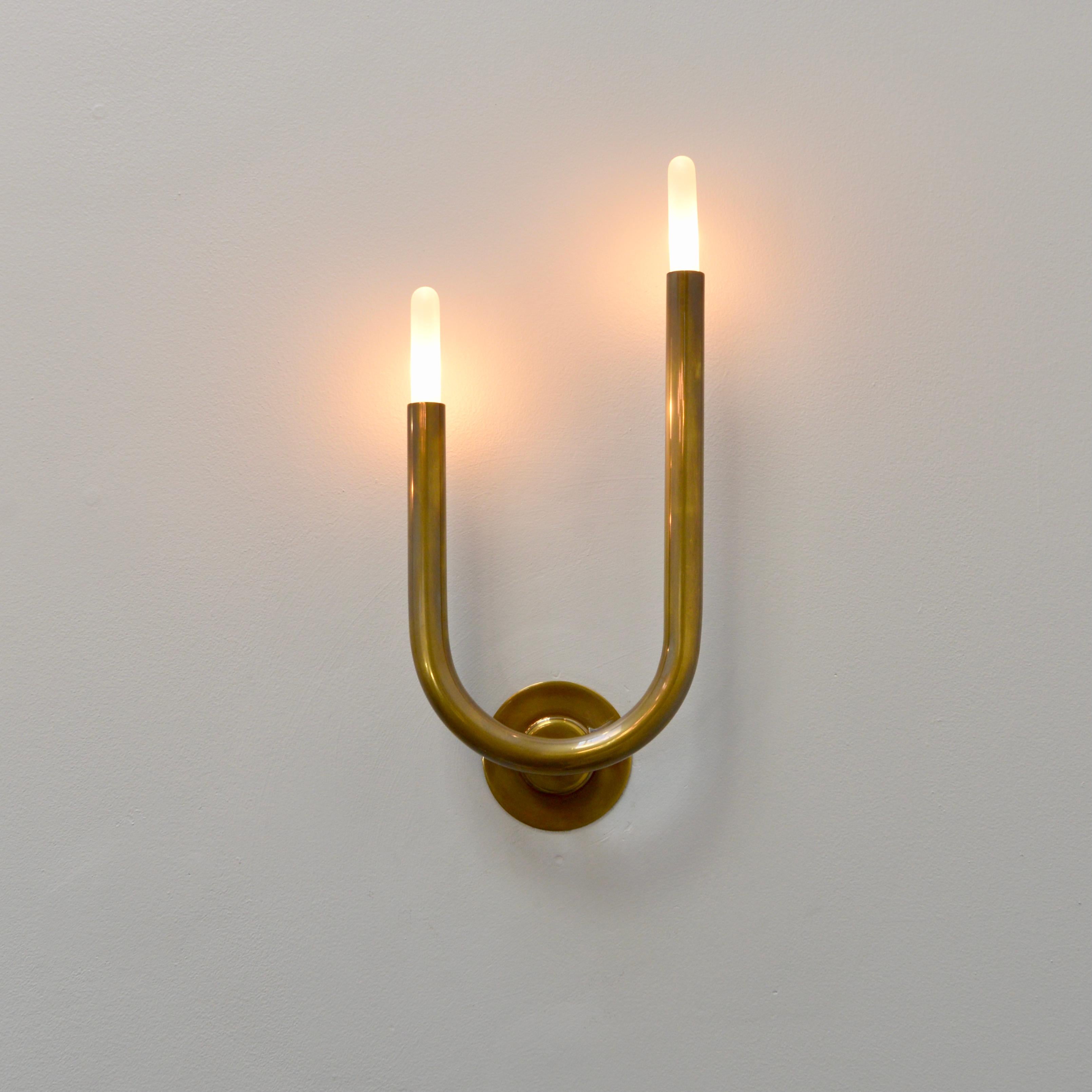 LU Wall Sconces PB For Sale 2