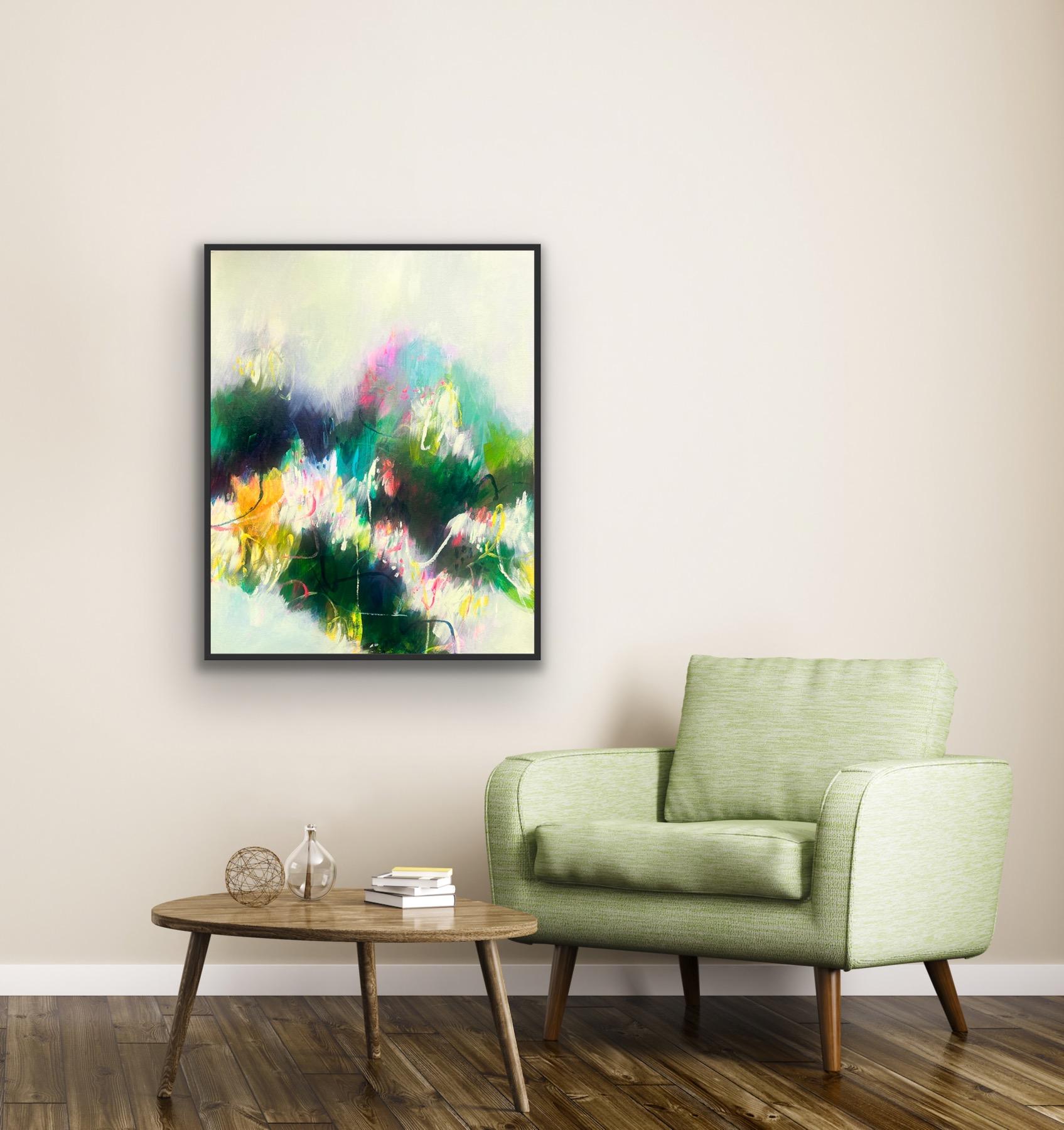 Lucid III, Quadro originale, Arte floreale, Pittura astratta in vendita 6