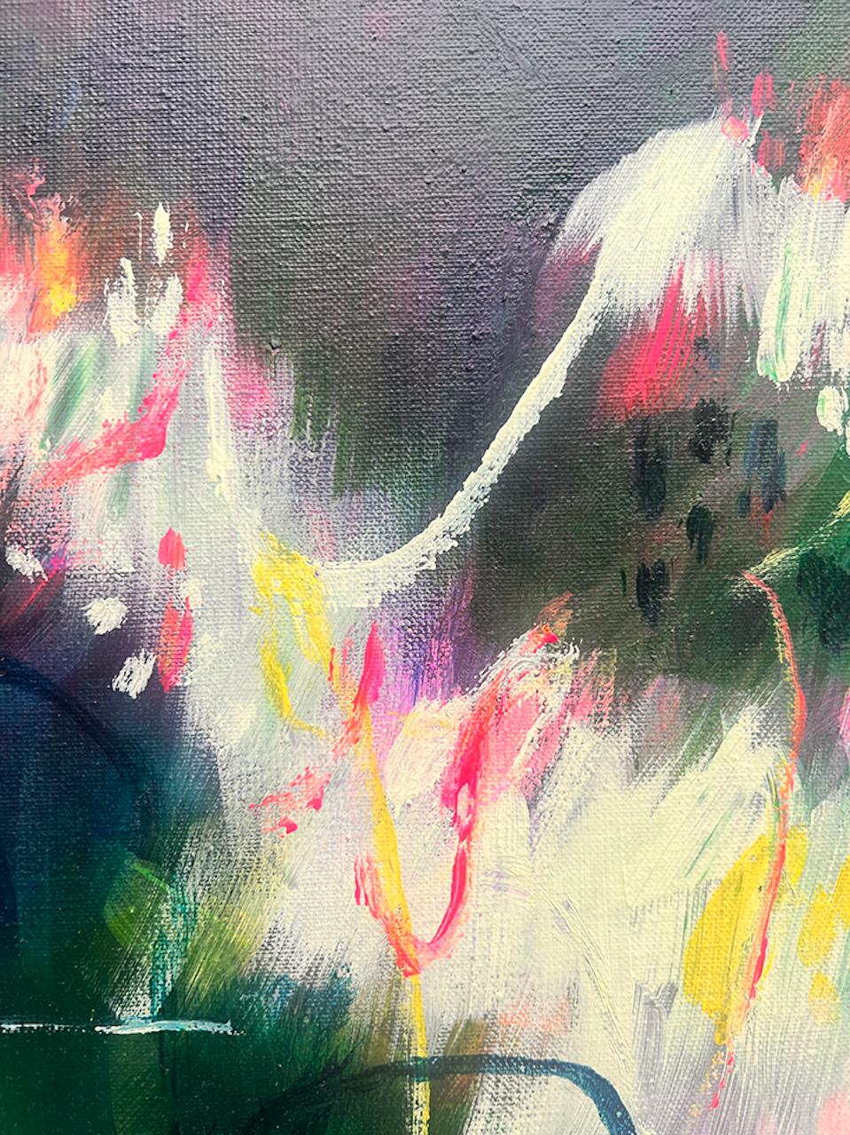 Lucid III, Quadro originale, Arte floreale, Pittura astratta in vendita 1
