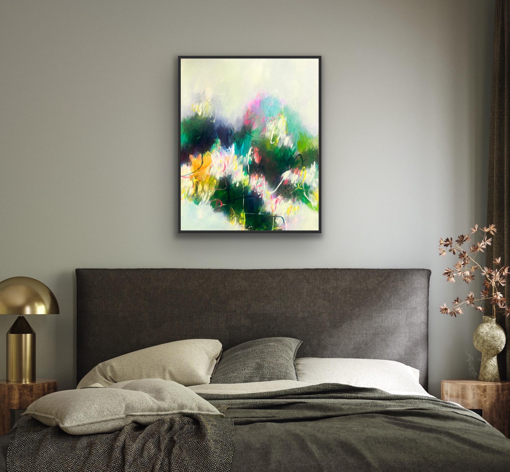 Lucid III, Quadro originale, Arte floreale, Pittura astratta in vendita 4
