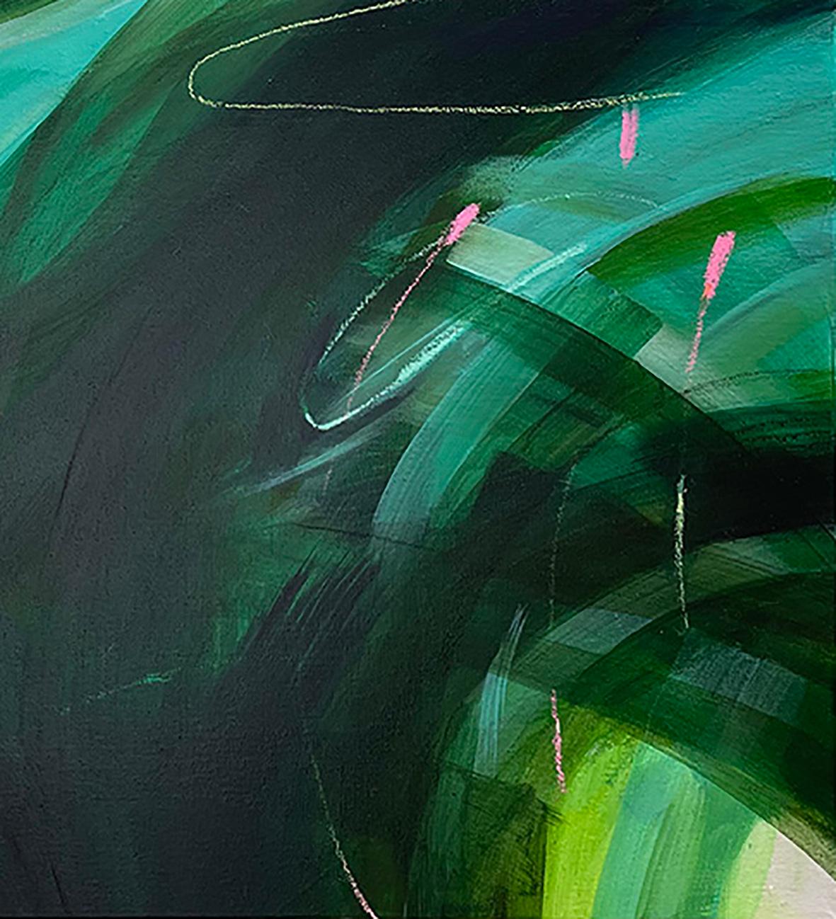 Temperato e Vista con Acrilico su Tela, Pittura di Luana Asiata in vendita 3