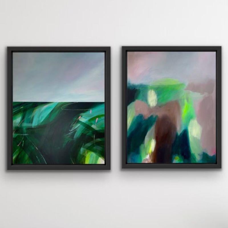 Temperato e Vista con Acrilico su Tela, Pittura di Luana Asiata in vendita 4