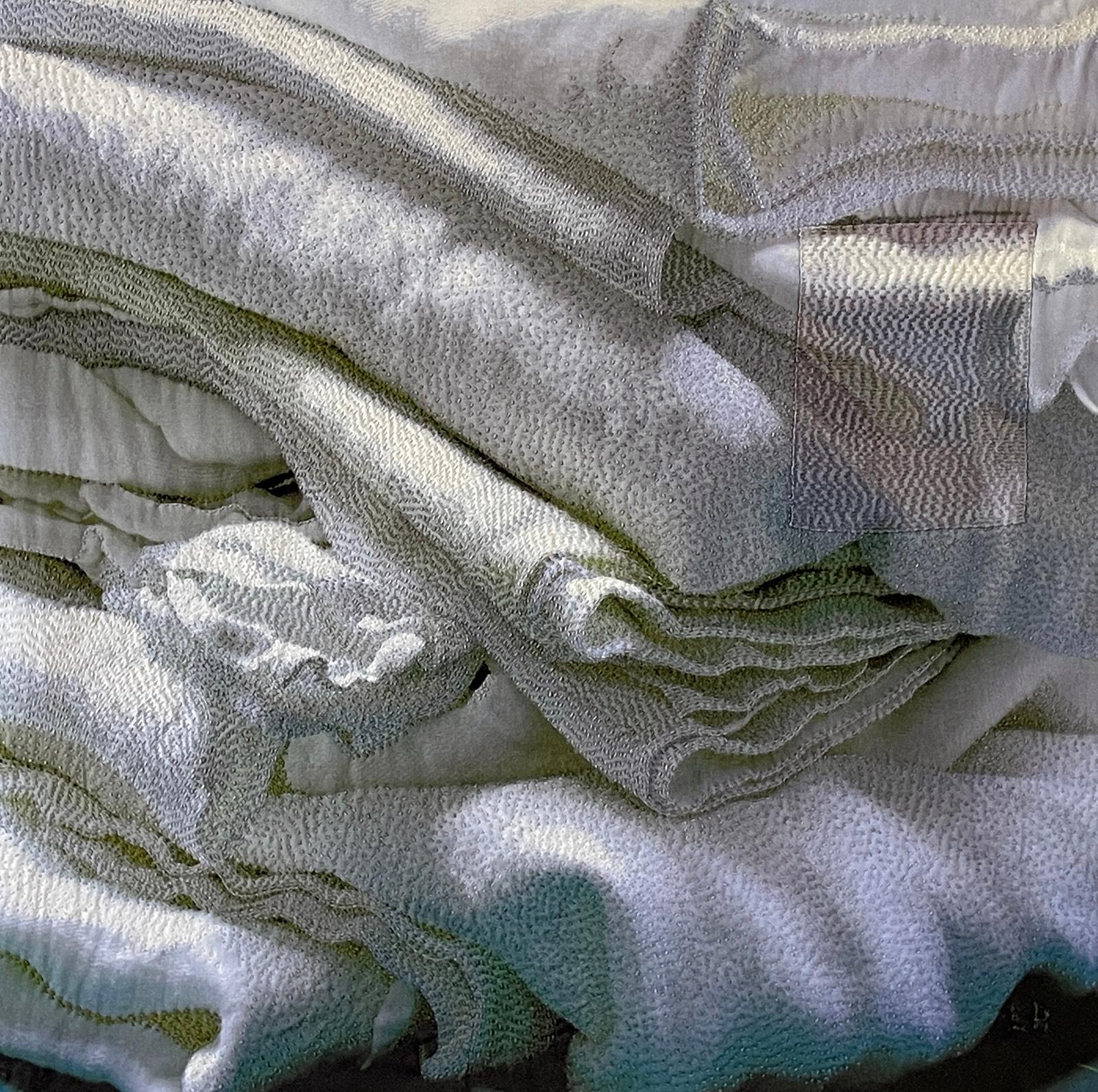 Strata Nr. 7 von Luanne Rimel, 2023, Originalfotografie auf Seide gedruckt, gerahmt
