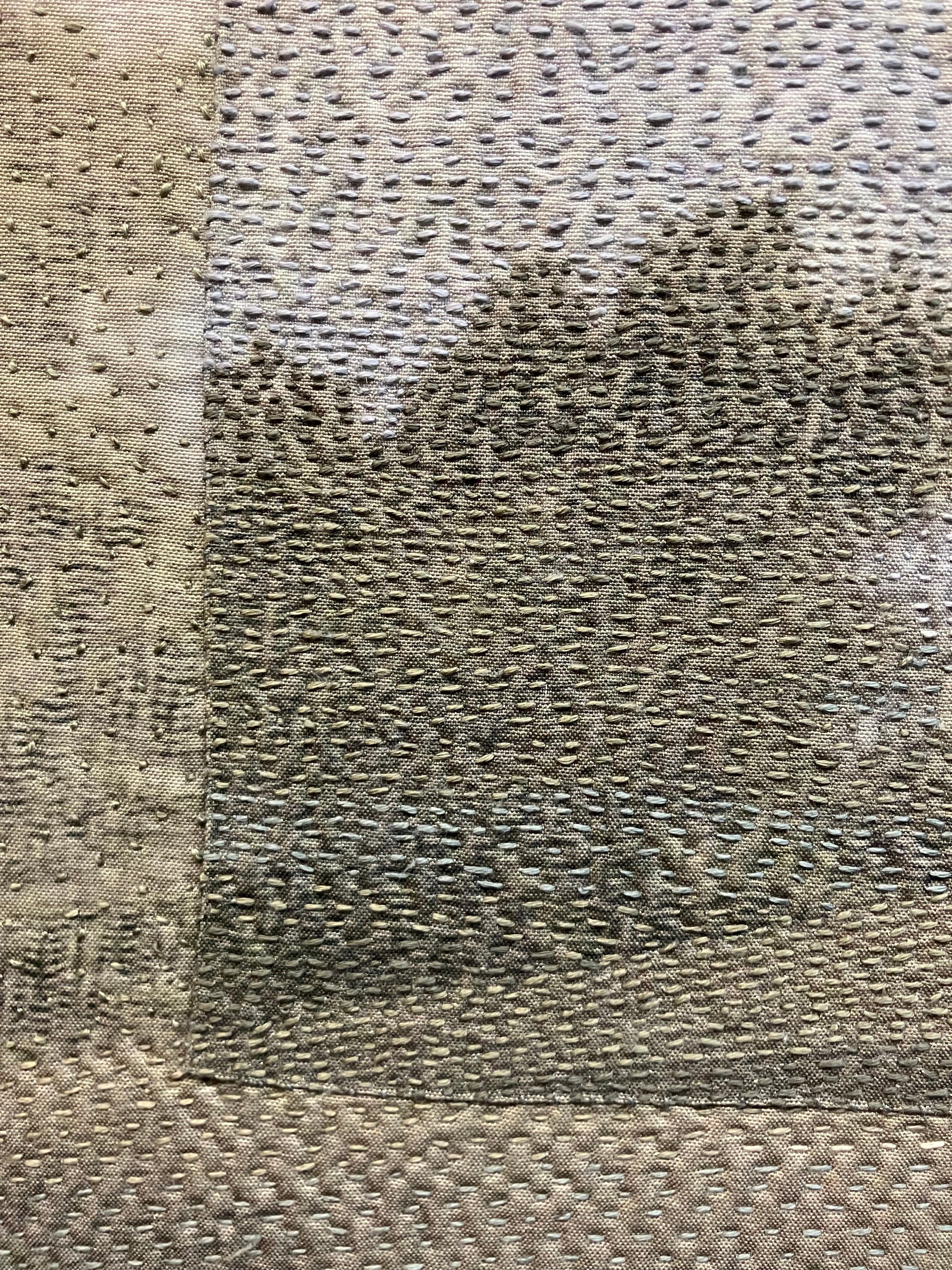 „Veiled Sky“, Fotografie, Archivdruck auf Seide, handgestickt (Zeitgenössisch), Photograph, von Luanne Rimel
