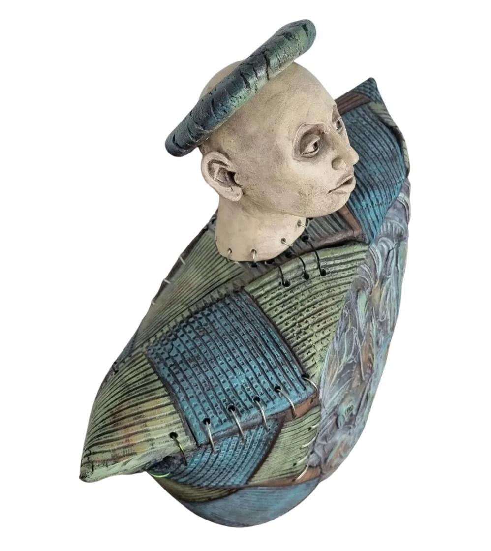 Sculpture surréaliste de LuAnne Tackett Simpson du 20ème siècle en vente 2