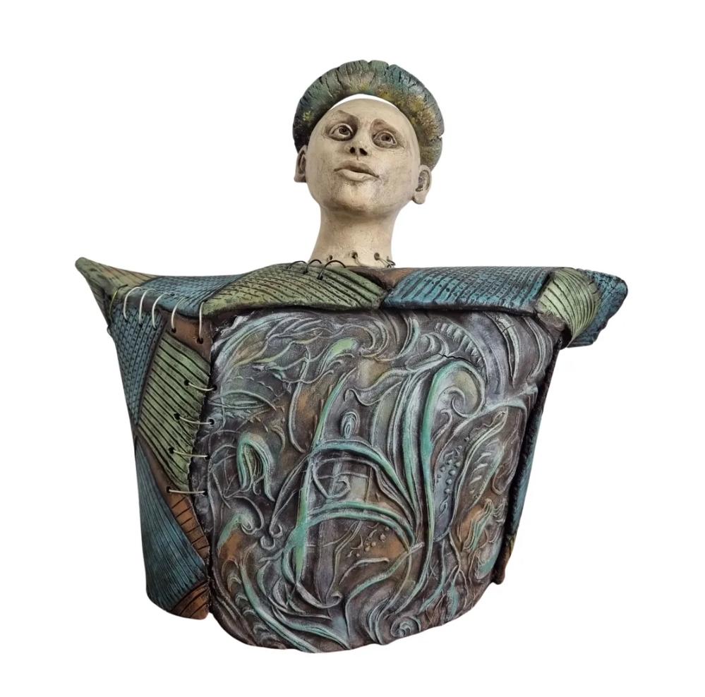 Sculpture surréaliste de LuAnne Tackett Simpson du 20ème siècle en vente 3