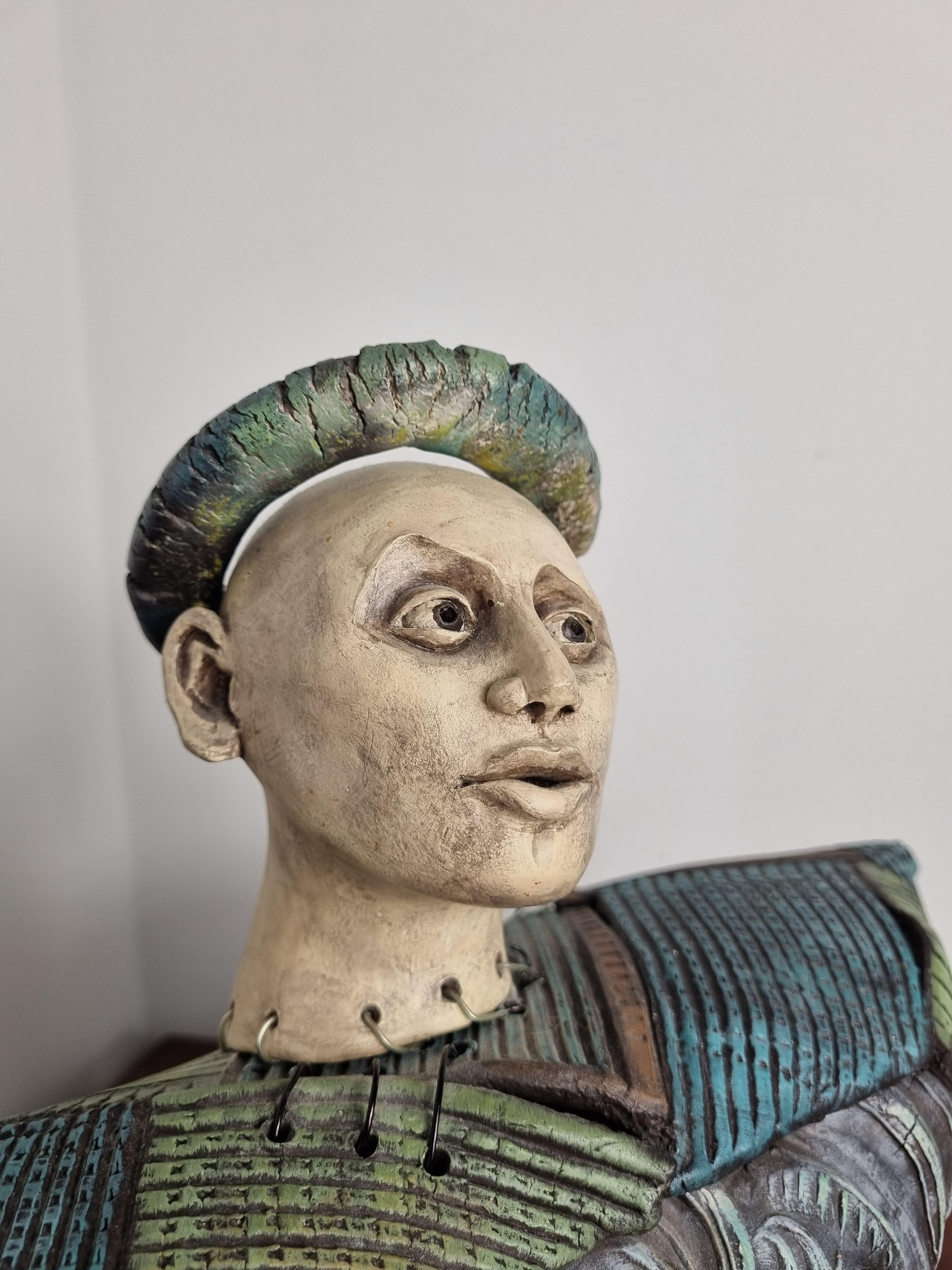Sculpture surréaliste de LuAnne Tackett Simpson du 20ème siècle en vente 8