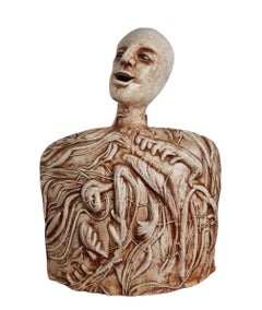 Sculpture surréaliste de LuAnne Tackett Simpson du 20ème siècle