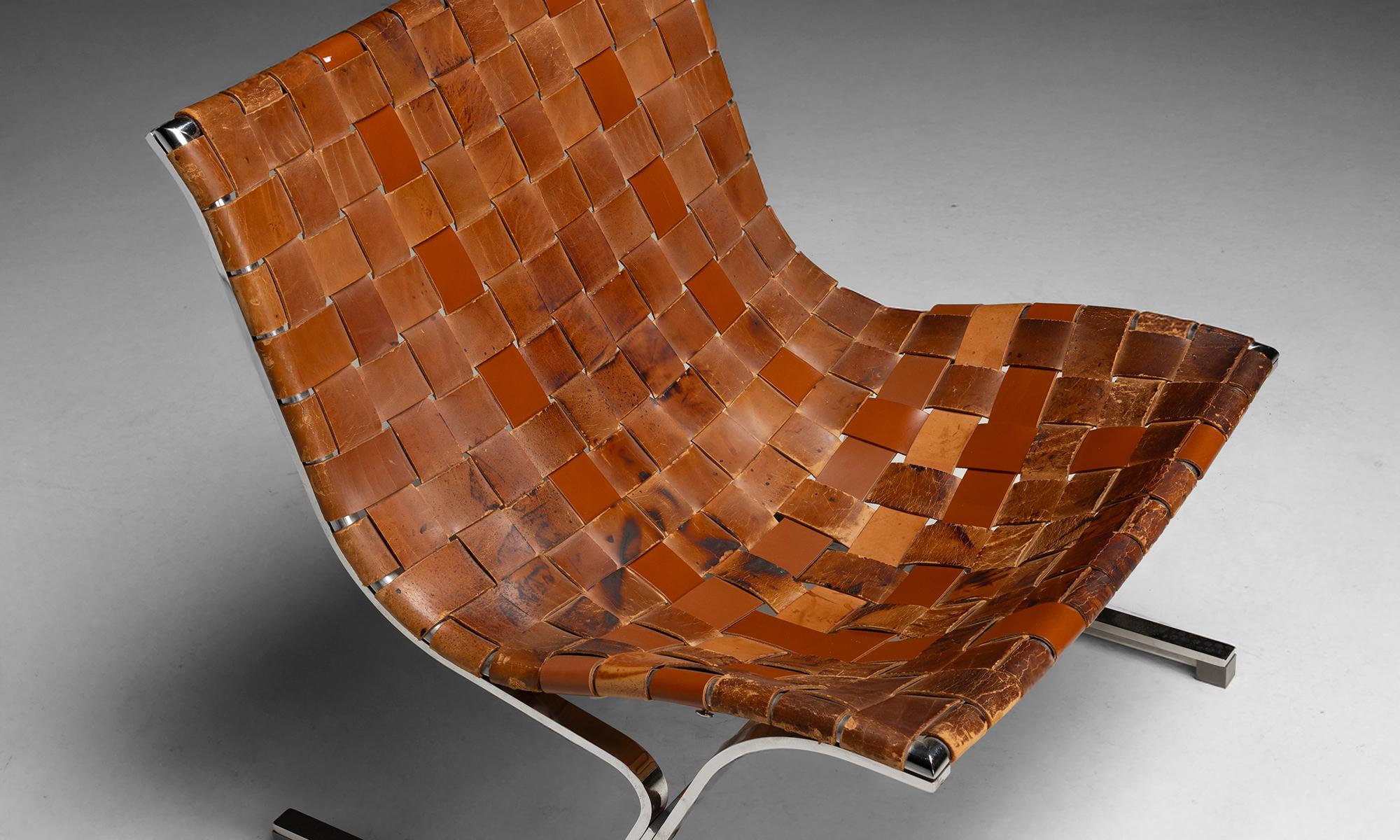 Mid-20th Century Luar PLR 1 Lounge Chair by Ross Littell, Italy circa 1960 For Sale