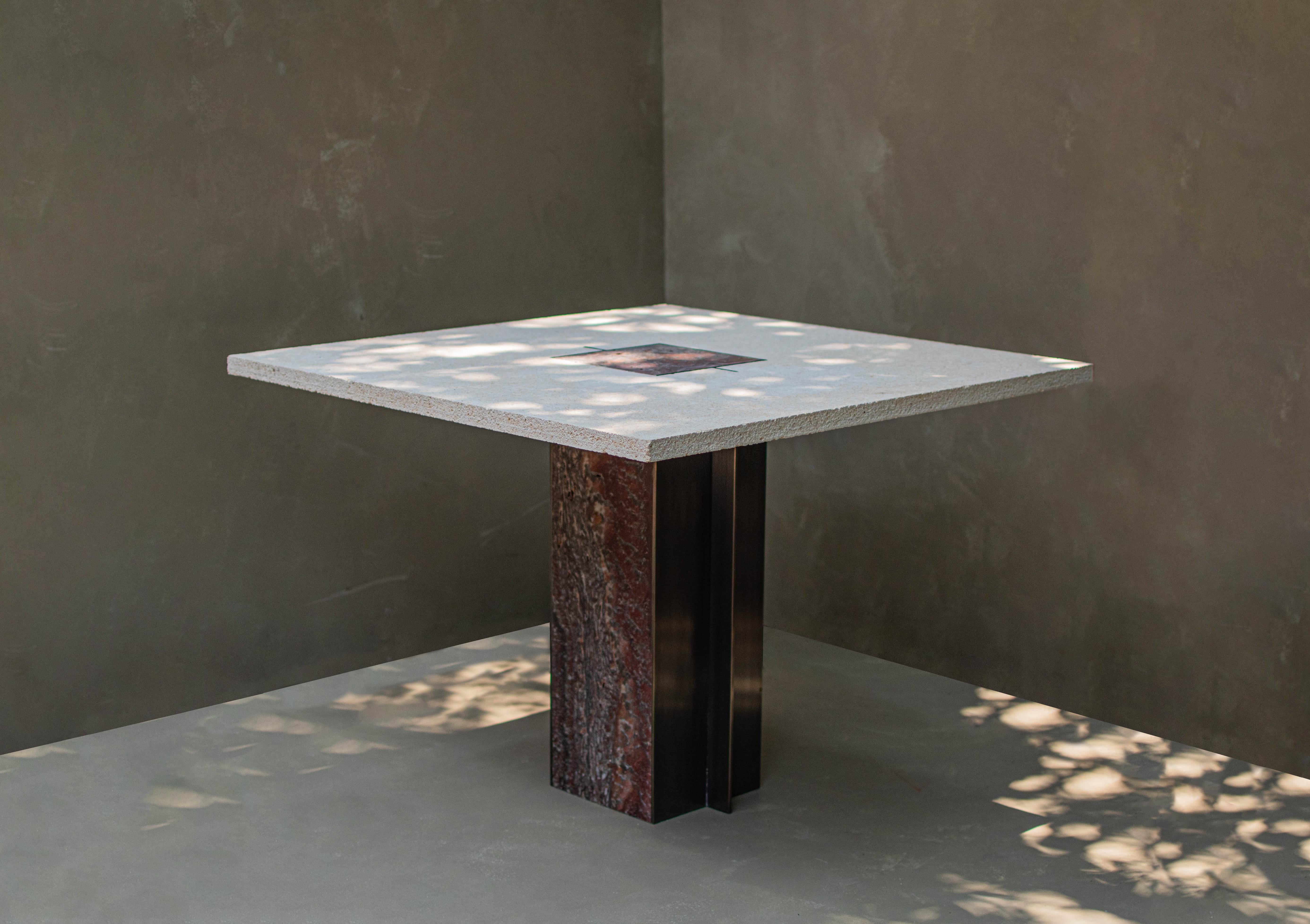 Luar Table by Maria Dolores & Abe Vettoretti In New Condition For Sale In Ciudad De México, MX
