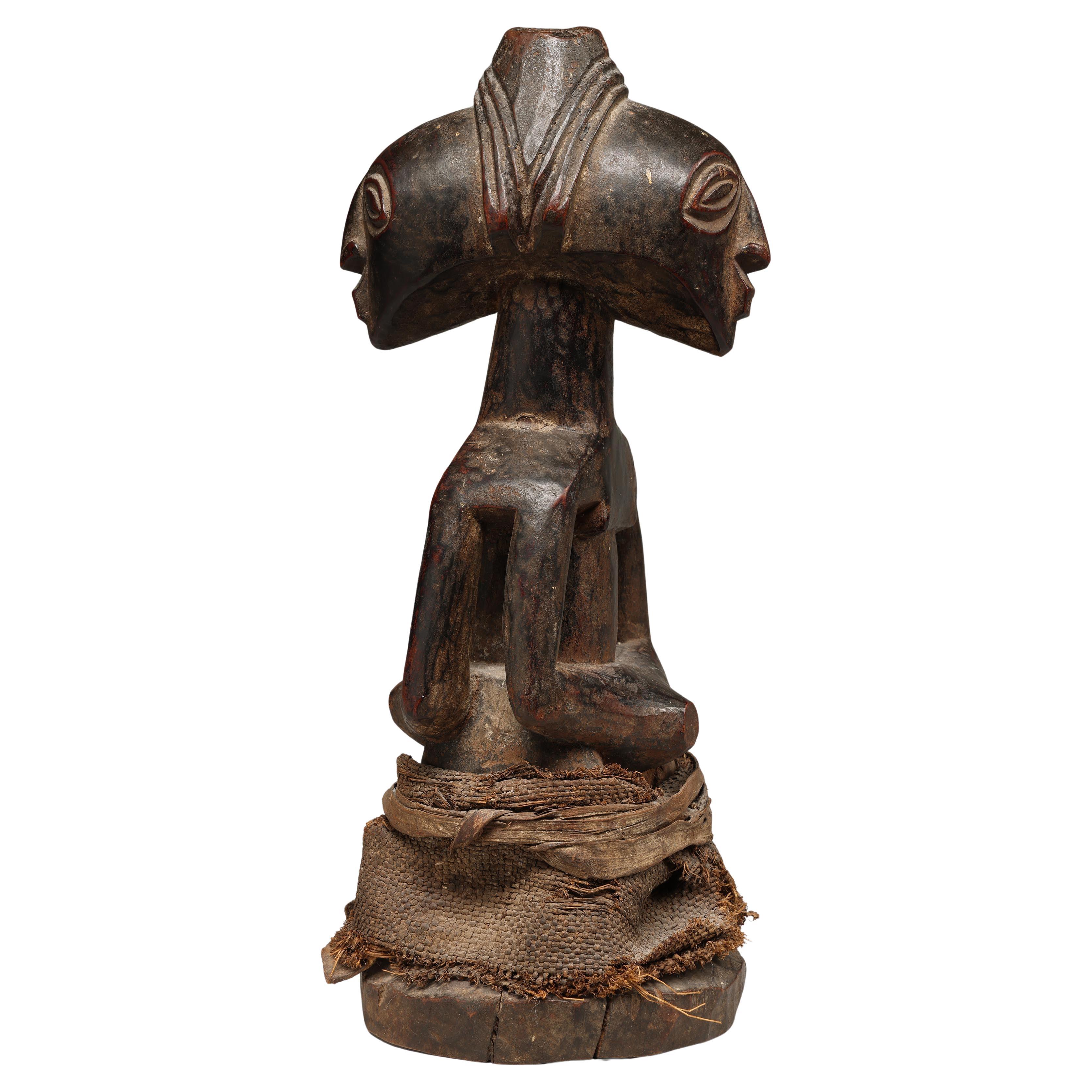 Luba Kabeja Janus Doppia figura con gonna, ex Irwin Hersey DRC Congo, Africa