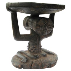 Luba People Prestige Stool Democratic Republic Congo