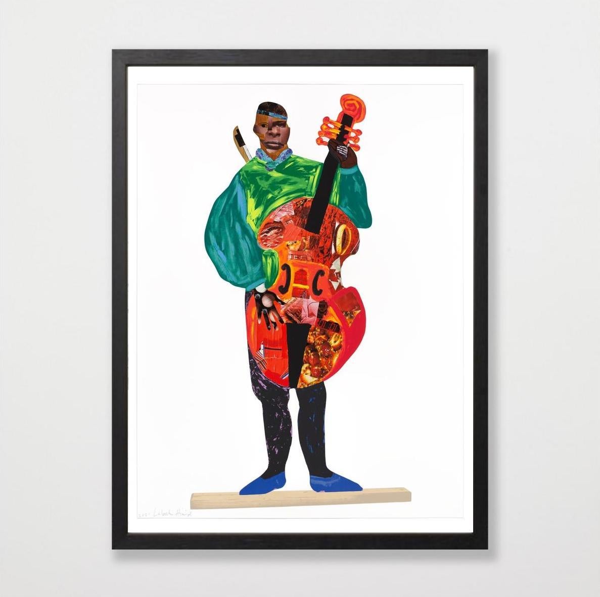 Naming the Money: Kwesi, 2004/2021 - Contemporary art, 21st Century, Colourful - Beige Figurative Print by Lubaina Himid