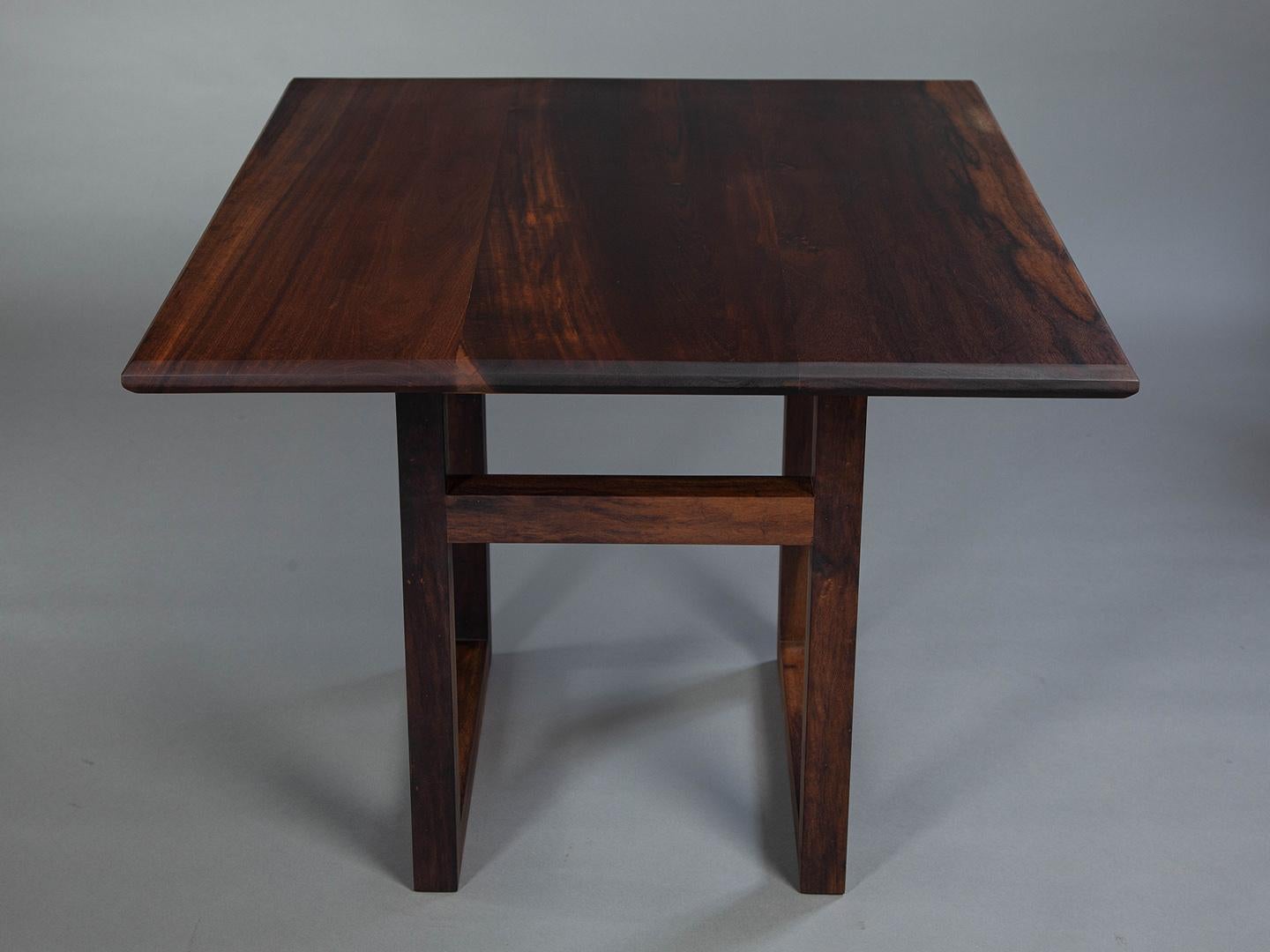 The Lubambo Side Table. Brazilian Solid Wood with tenons and joinery  For Sale 4