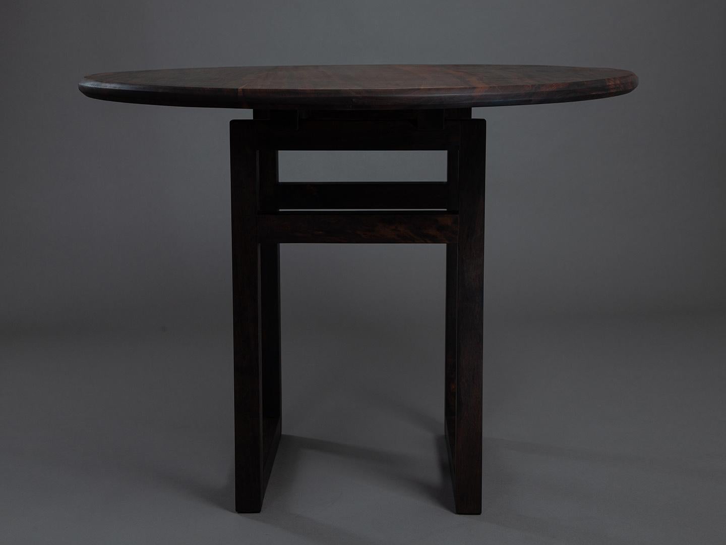 The Lubambo Table, Brazilian Solid Wood Using Mortise and Tenon Joinery For Sale 4