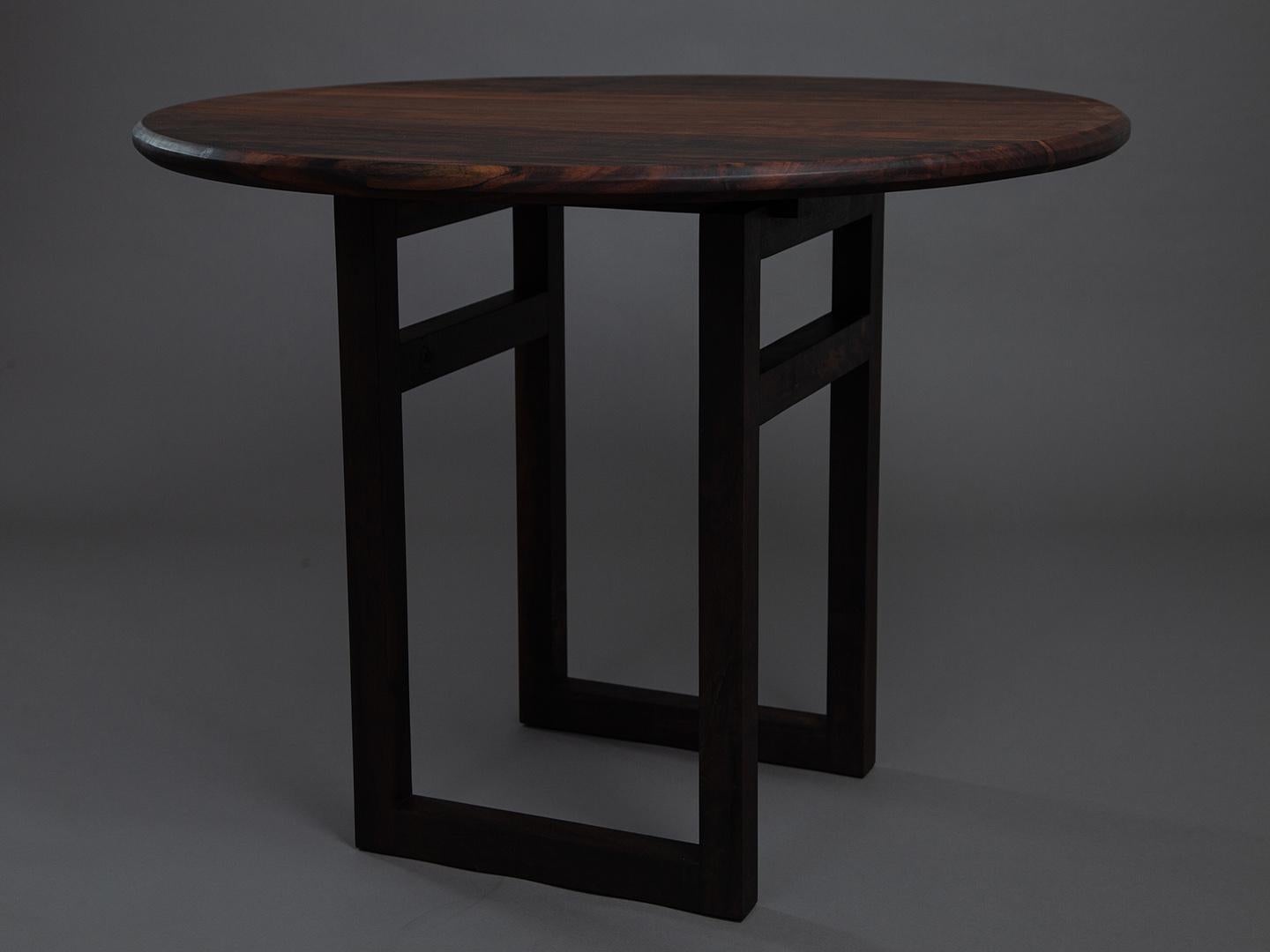 The Lubambo Table, Brazilian Solid Wood Using Mortise and Tenon Joinery For Sale 1