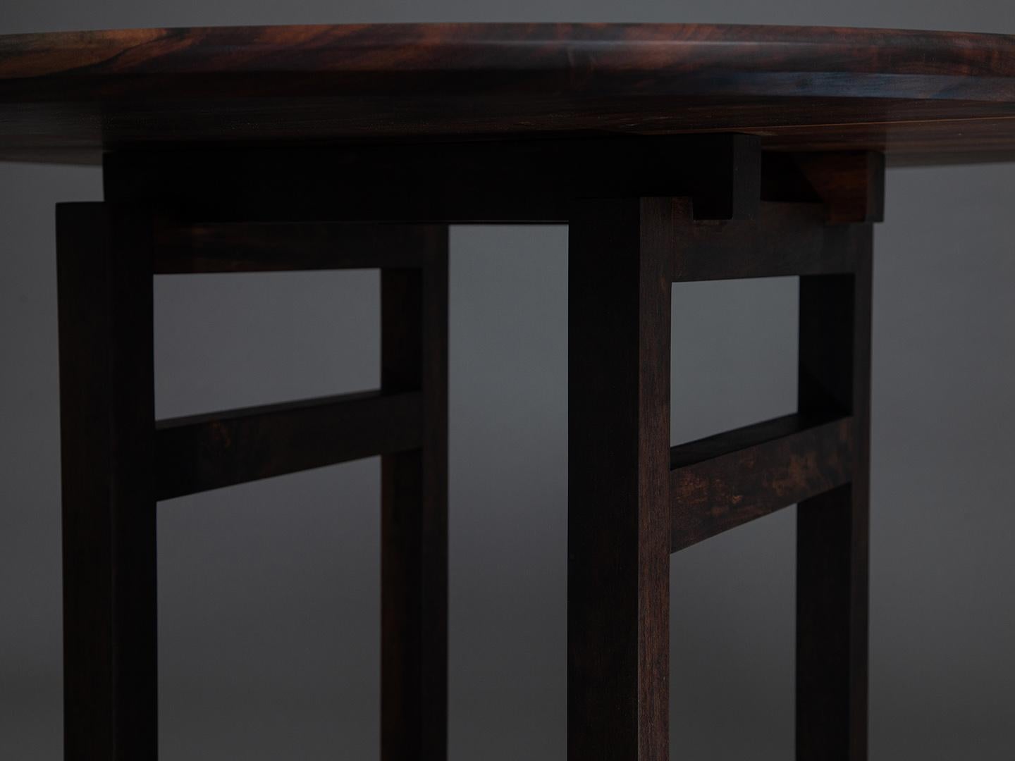 The Lubambo Table, Brazilian Solid Wood Using Mortise and Tenon Joinery For Sale 2