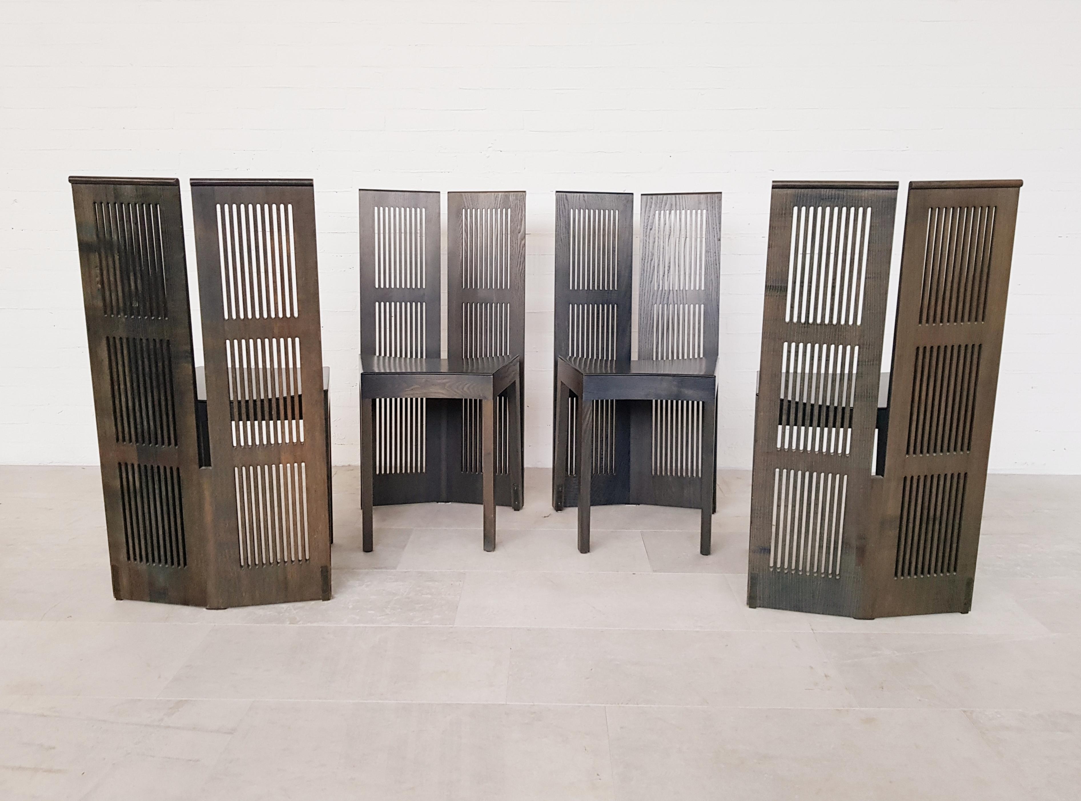 European Lubbeka Chairs by Andrea Branzi for Cassina