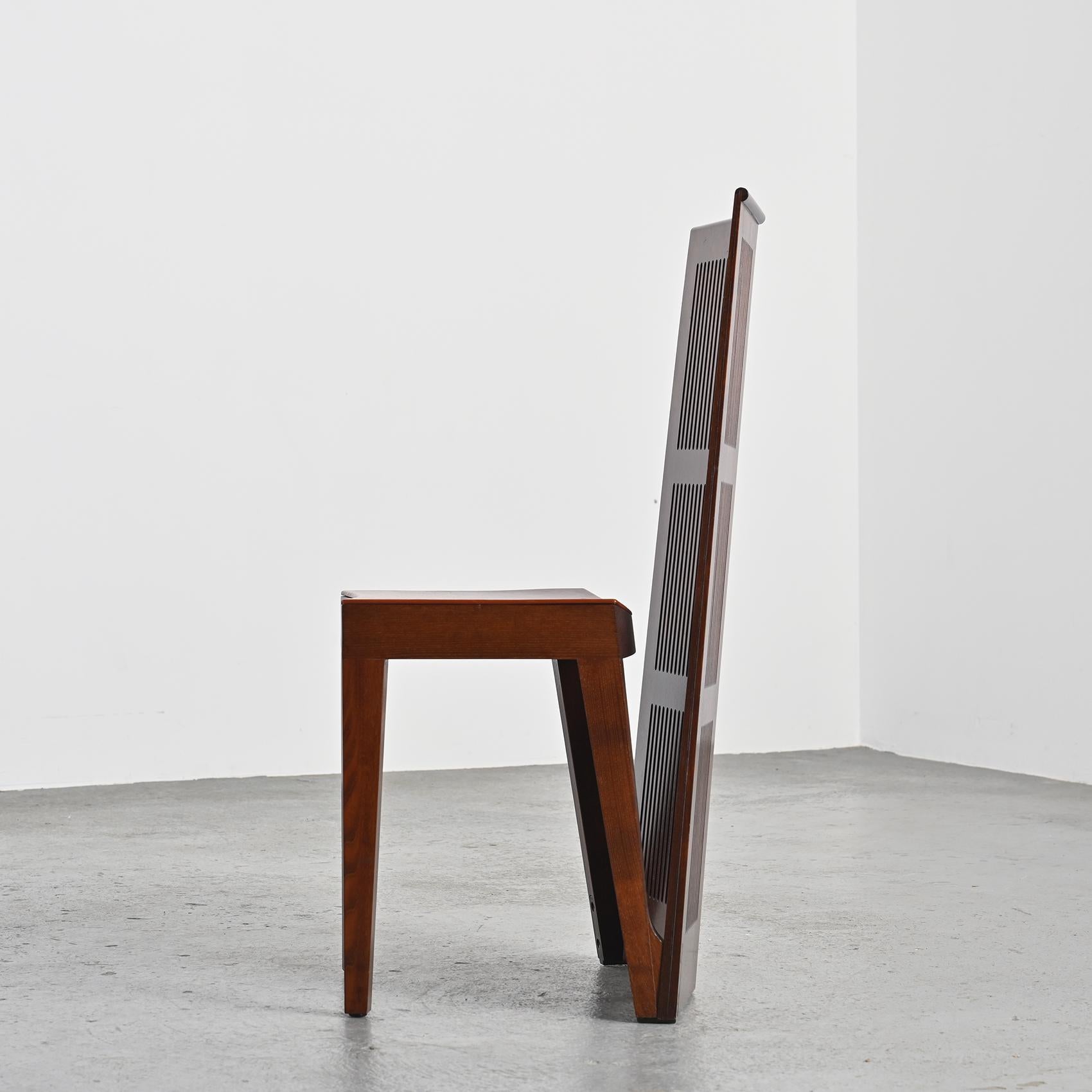 Lubekka Chair by Andrea Branzi, circa 1991 For Sale 4