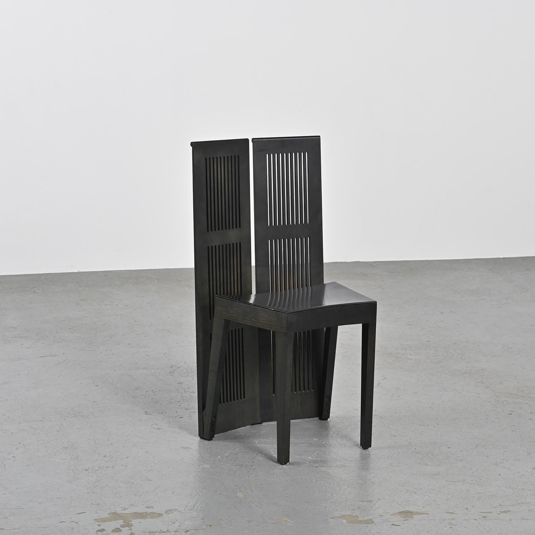 Post-Modern Lubekka Chair by Andrea Branzi, circa 1991 