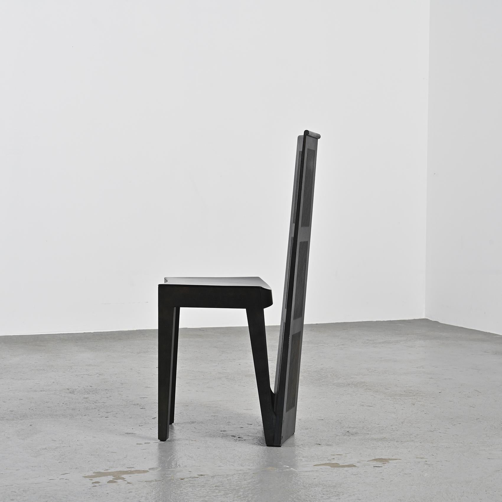 Lubekka Chair by Andrea Branzi, circa 1991  In Good Condition In VILLEURBANNE, FR