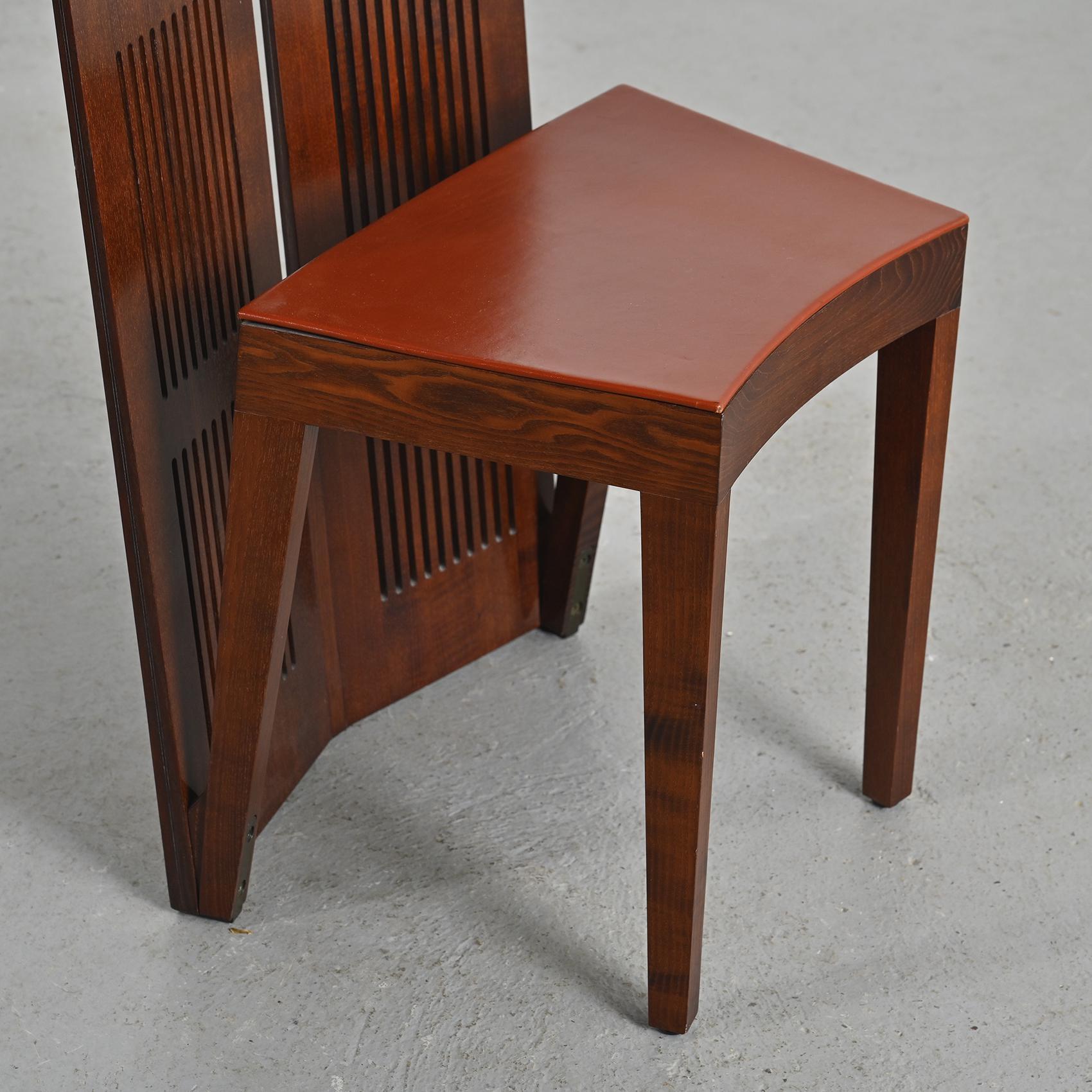 Lubekka Chair by Andrea Branzi, circa 1991 In Good Condition For Sale In VILLEURBANNE, FR
