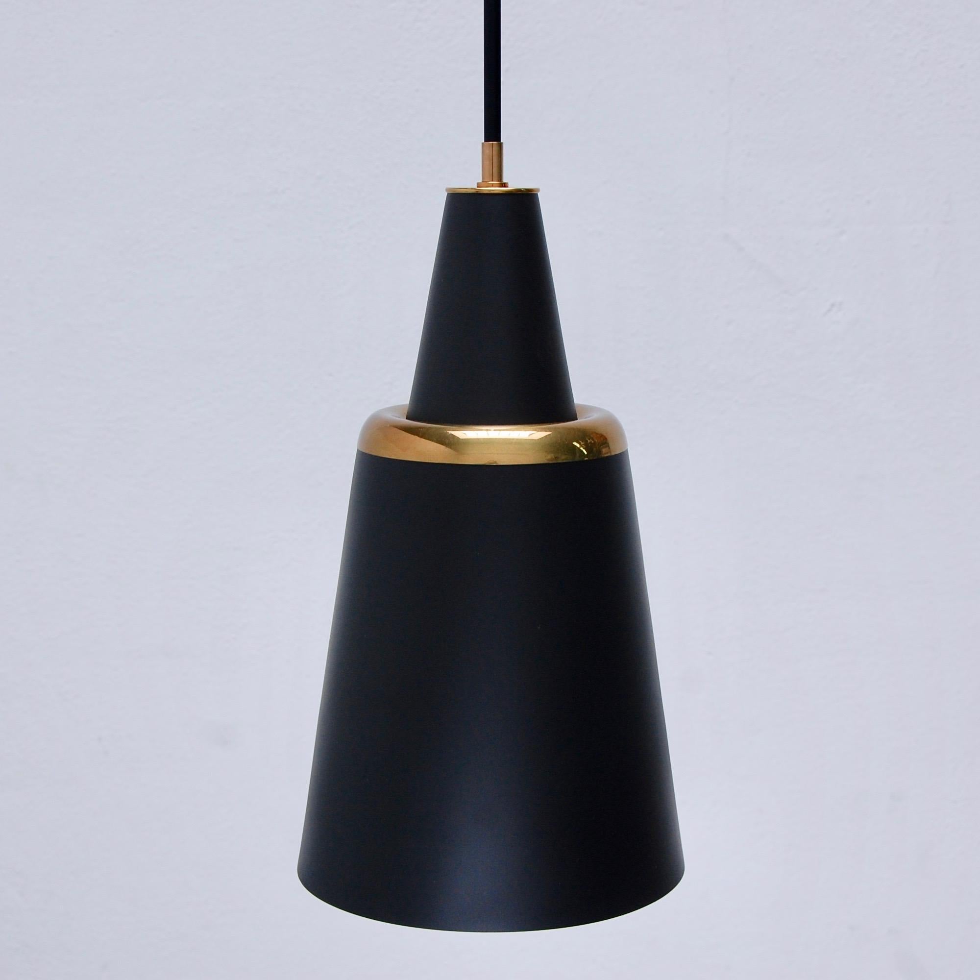 Brass LUbell Pendant For Sale