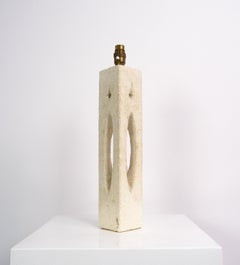 Luberon Stone Lamp Attrb. Albert Tomos, France, C.1970