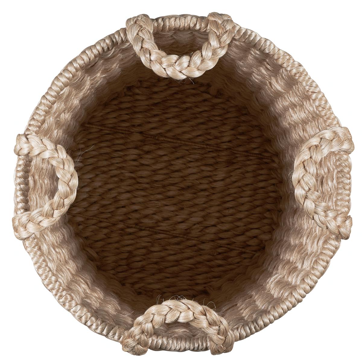Philippine Lubic Abaca Basket, Light Natural 16