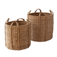 Lubid Abaca Basket, Natural Abaca 20"