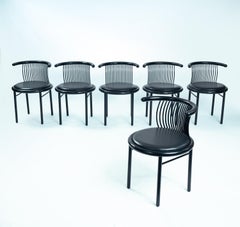 Sedie da pranzo Lubke in legno curvato Japandi Herbert Ohl, anni '80