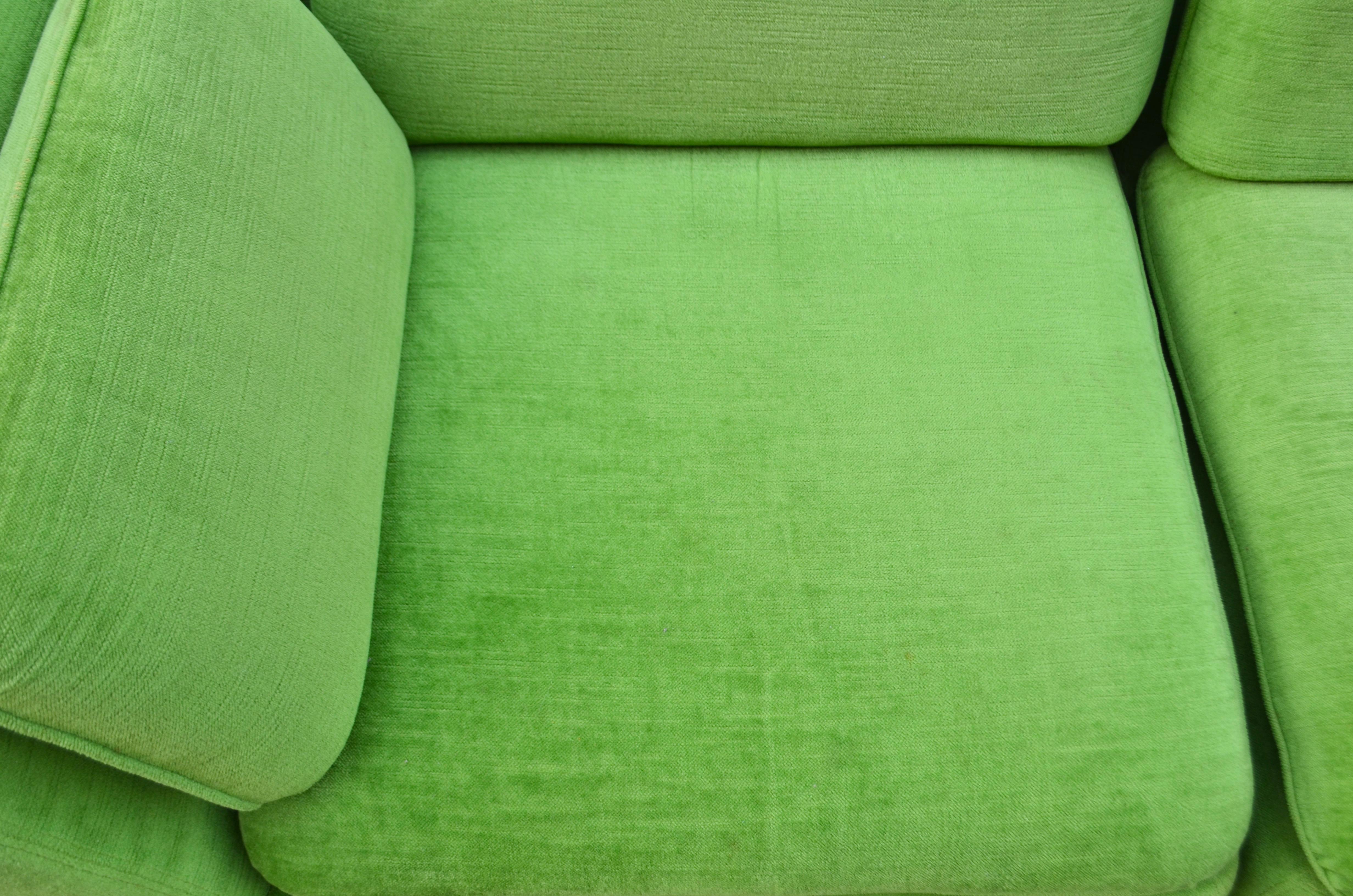 COR LÜBKE & ROLF Vintage Modular limegreen Living Room Suite Sectional Sofa  For Sale 6
