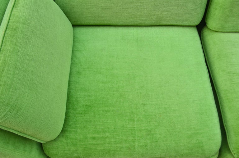 LÜBKE & ROLF Vintage Modular limegreen Living Room Suite Sectional Sofa Germany For Sale 10