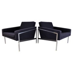 Lübke Set of 2 Lounge Chairs by Wolfgang Herren