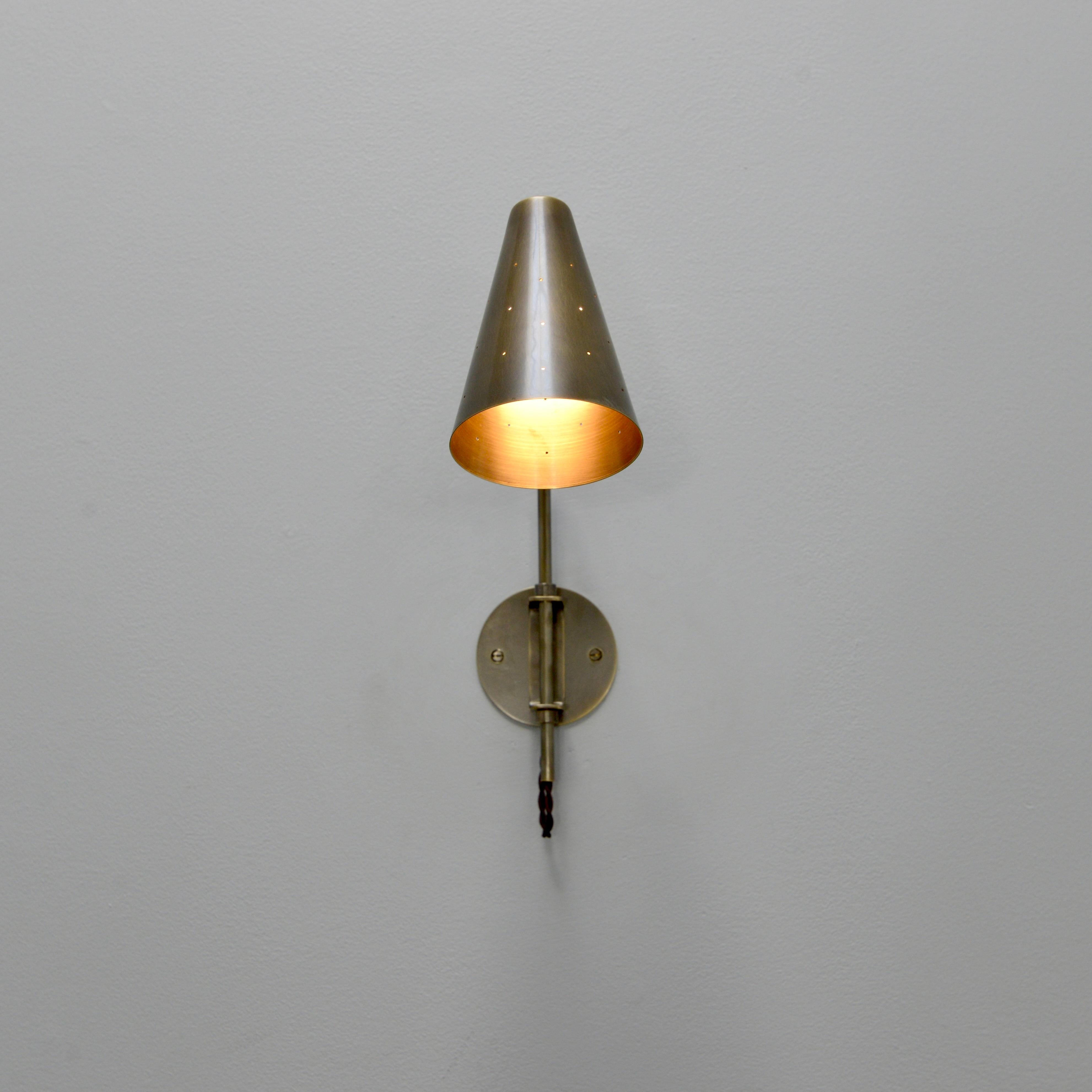 LUbrary Sconce PB For Sale 3