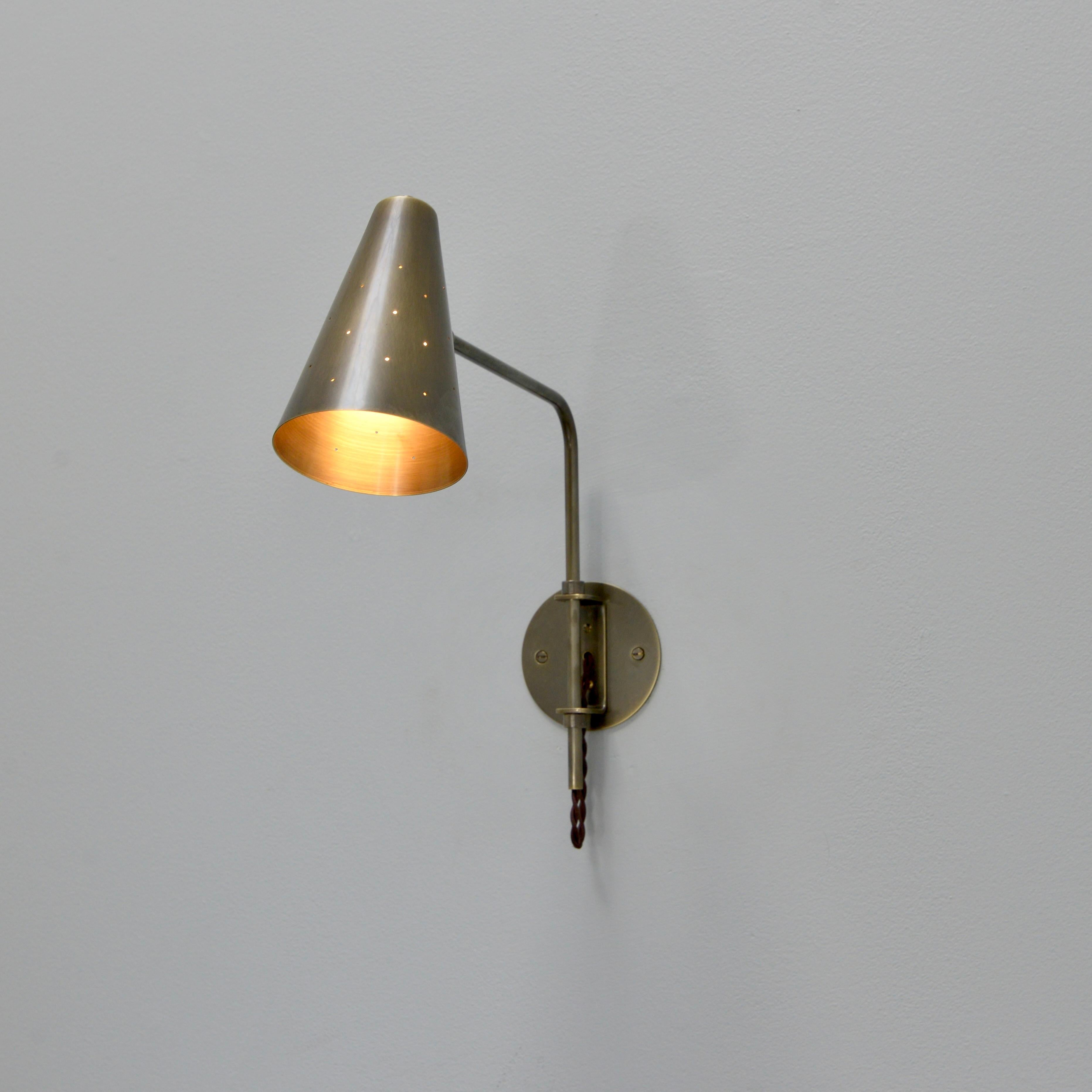 LUbrary Sconce PB For Sale 5
