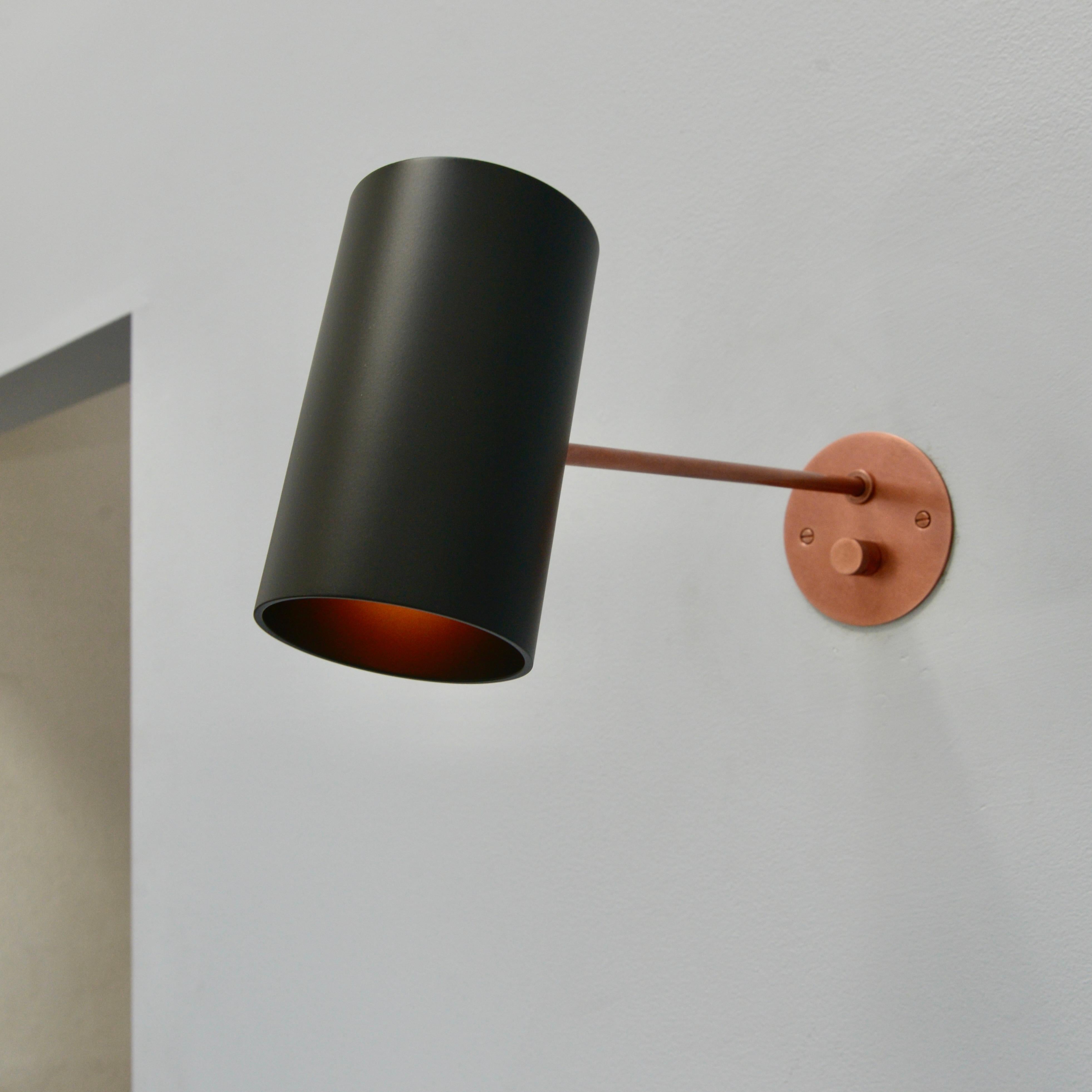 LUbular BLK-CP Sconce by Lumfardo Luminaires For Sale 2
