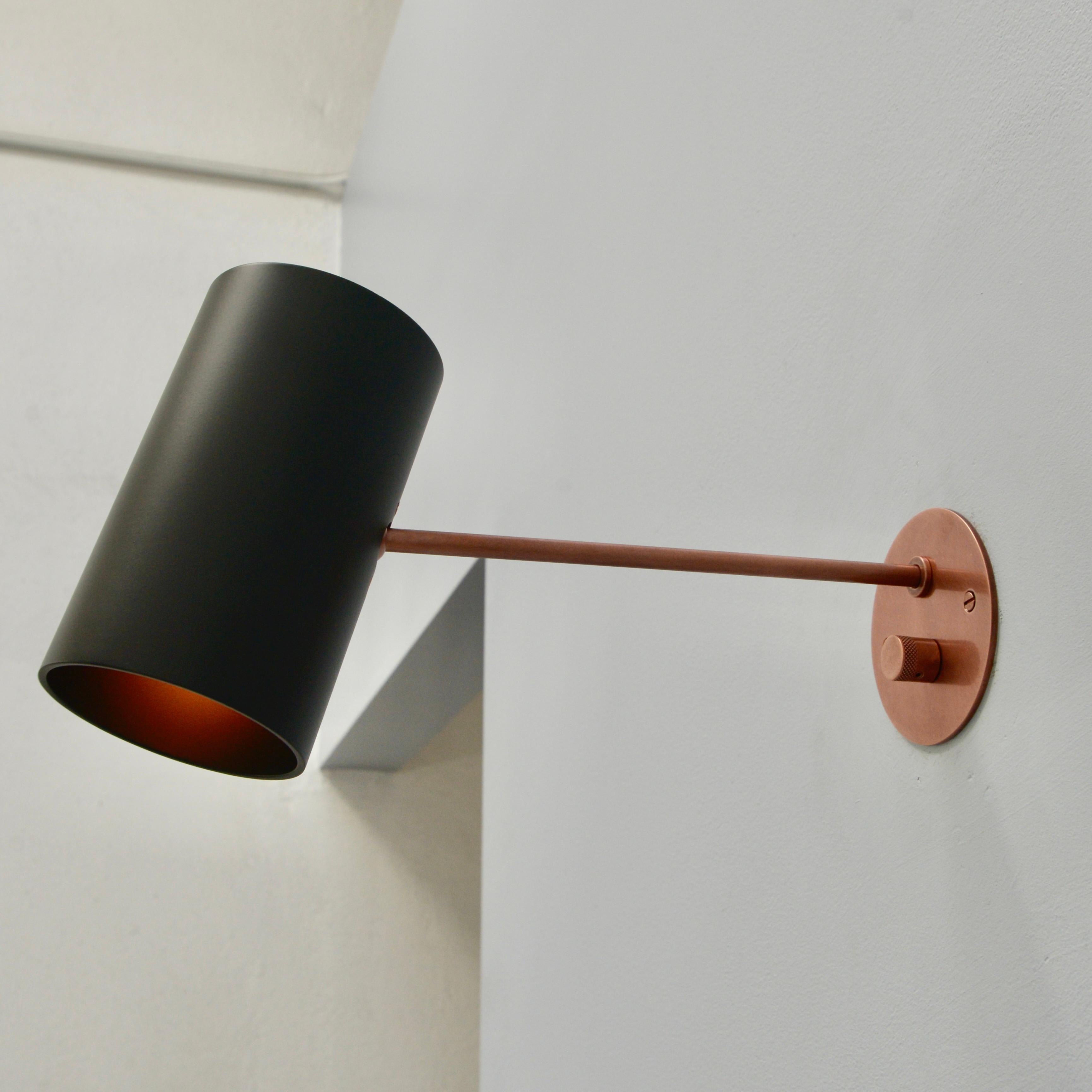 LUbular BLK-CP Sconce by Lumfardo Luminaires For Sale 3