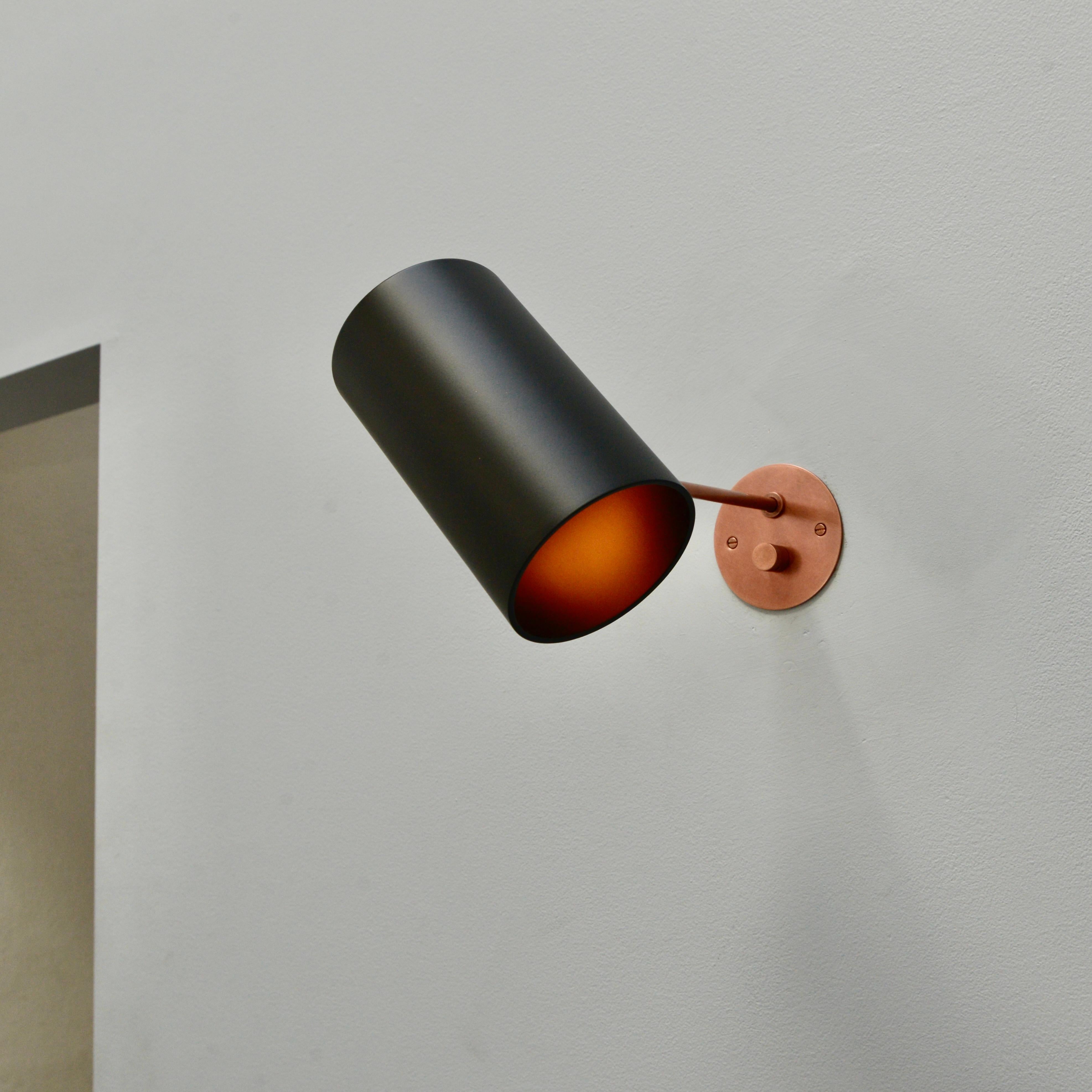 LUbular BLK-CP Sconce by Lumfardo Luminaires For Sale 4