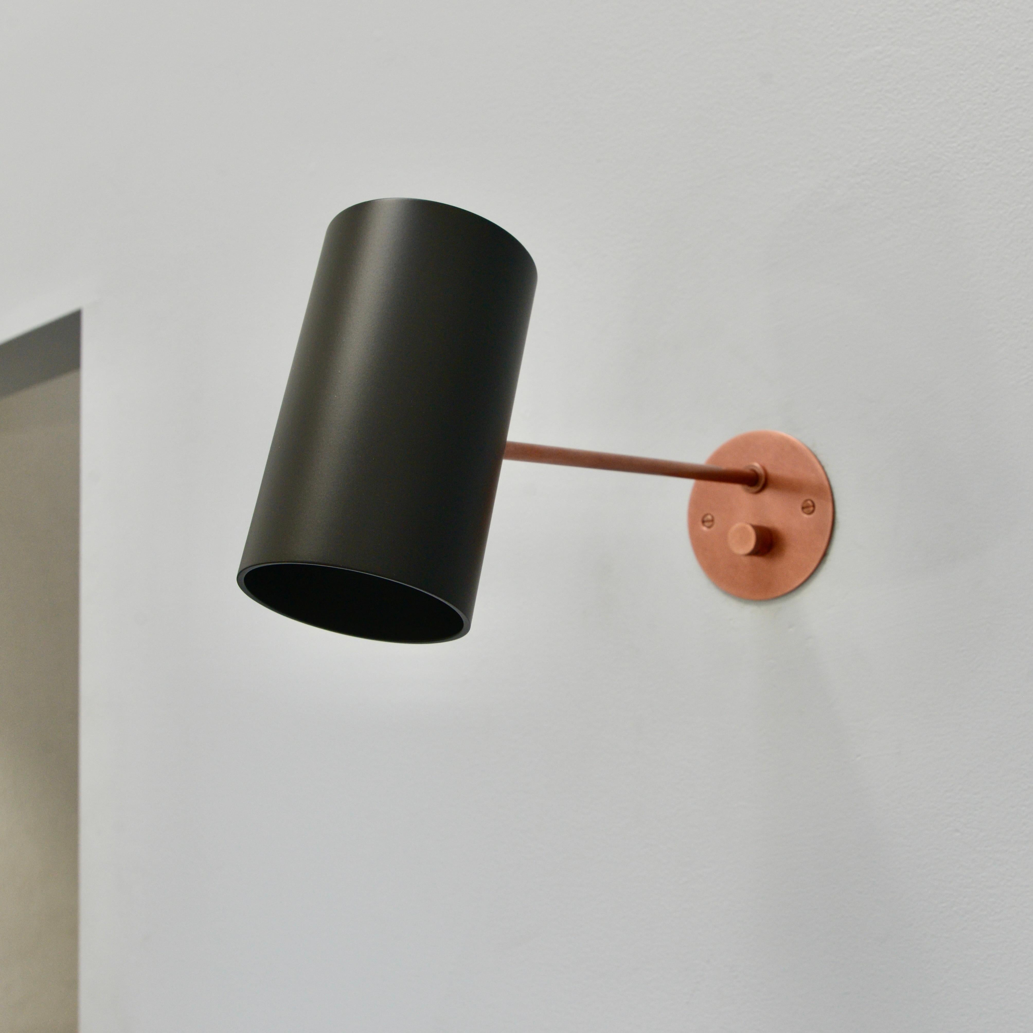 American LUbular BLK-CP Sconce by Lumfardo Luminaires For Sale