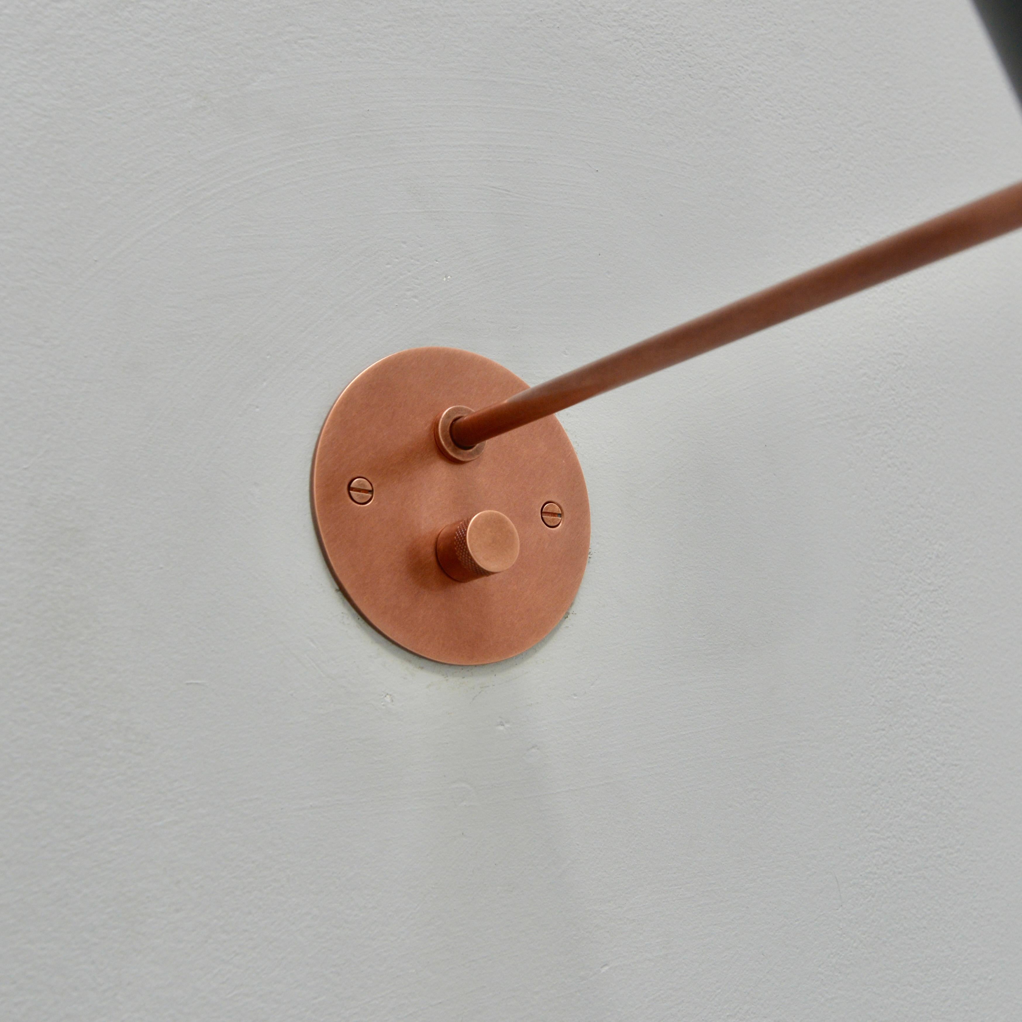 Contemporary LUbular BLK-CP Sconce by Lumfardo Luminaires For Sale