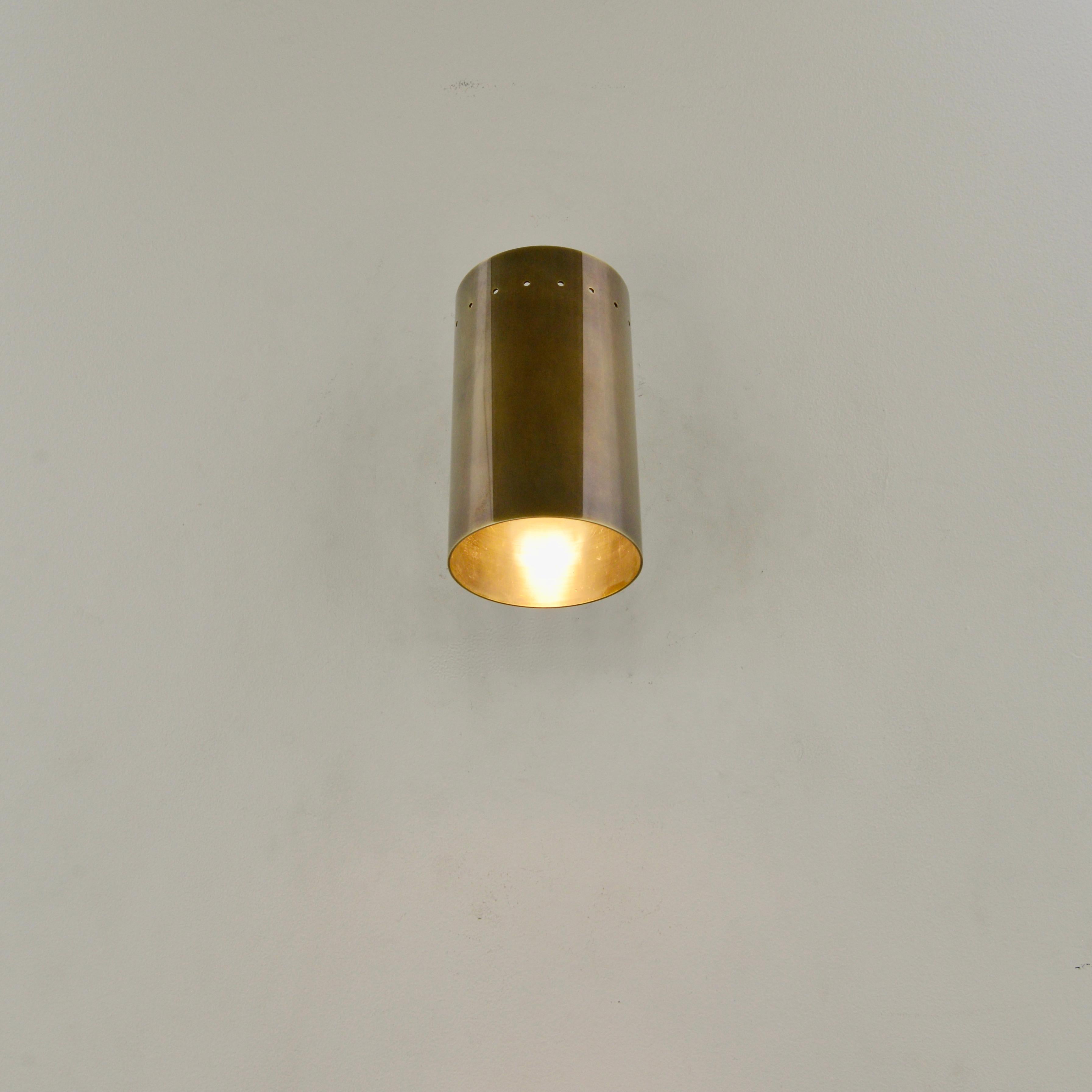 LUbular Perforated Sconce For Sale 1
