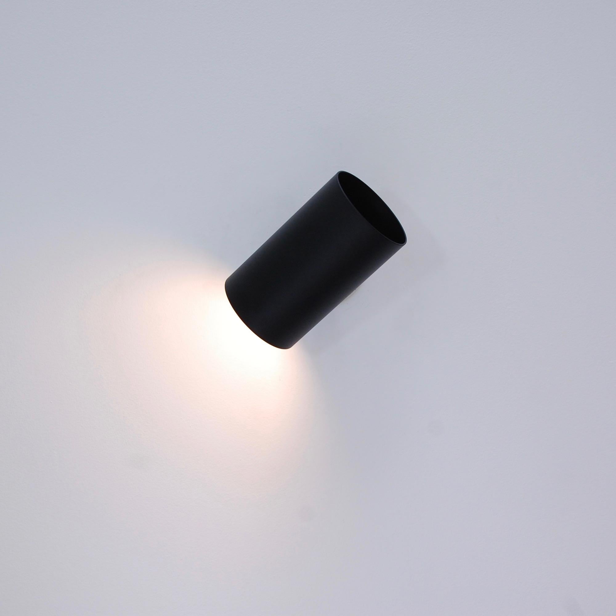 LUbular Sconce 'BLK' For Sale 5