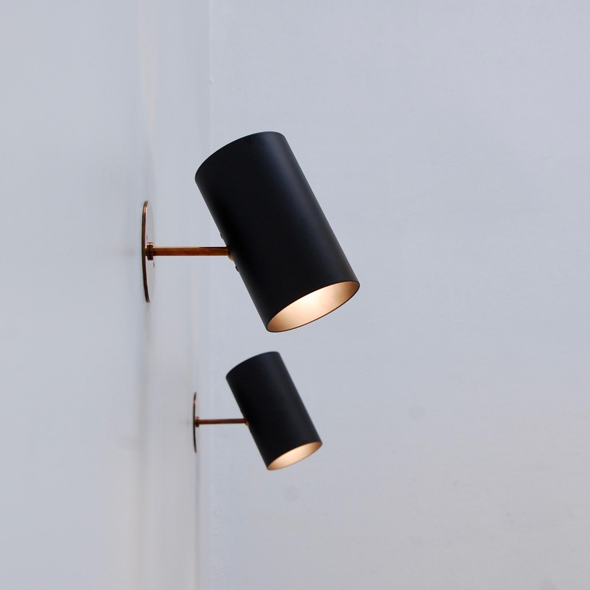 LUbular Sconce 'BLK' For Sale 1