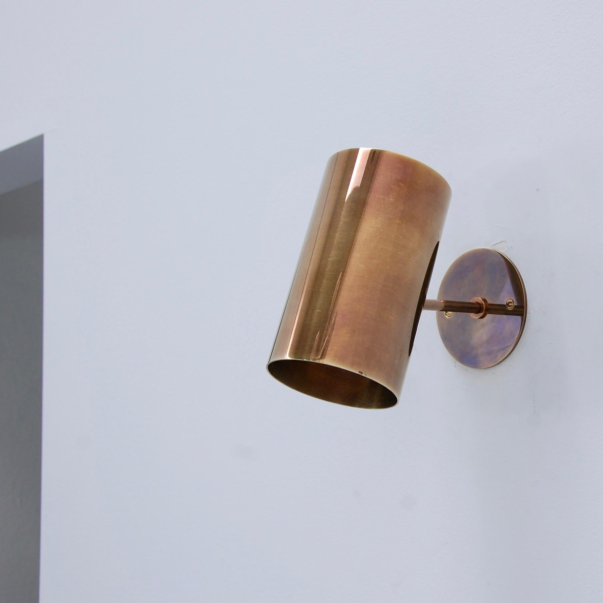 Contemporary LUbular Sconce For Sale
