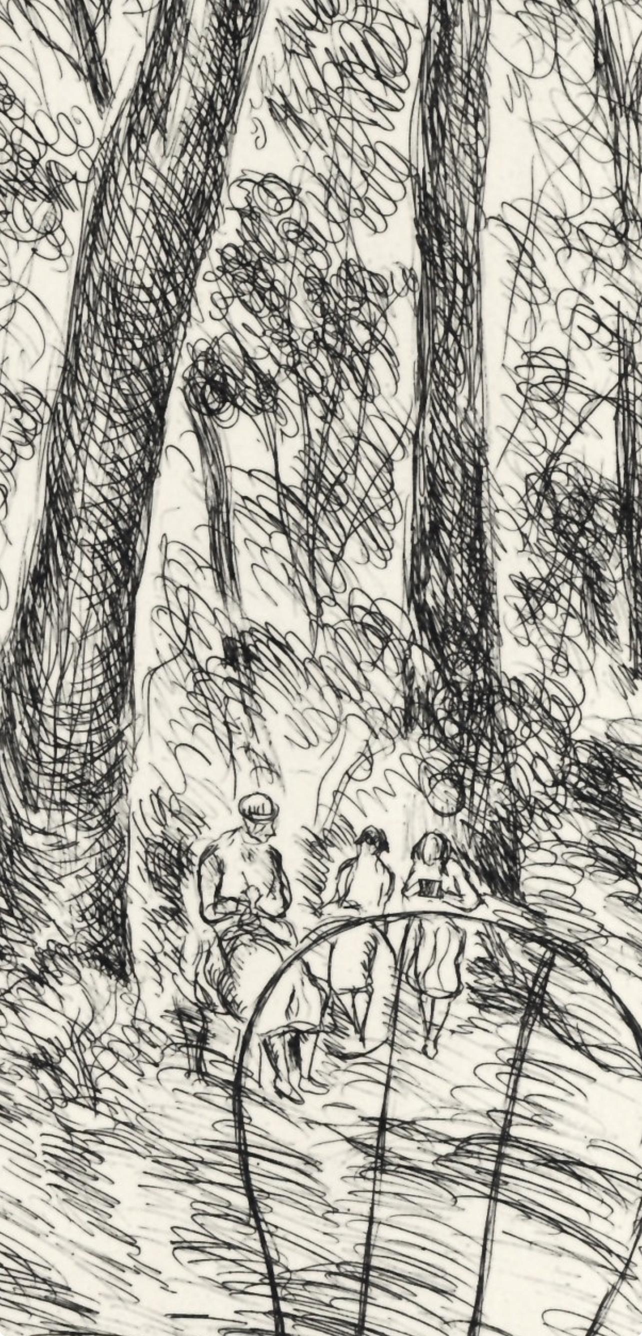 Jardins de Paris, A La gloire à Paris, Luc-Albert Moreau For Sale 5